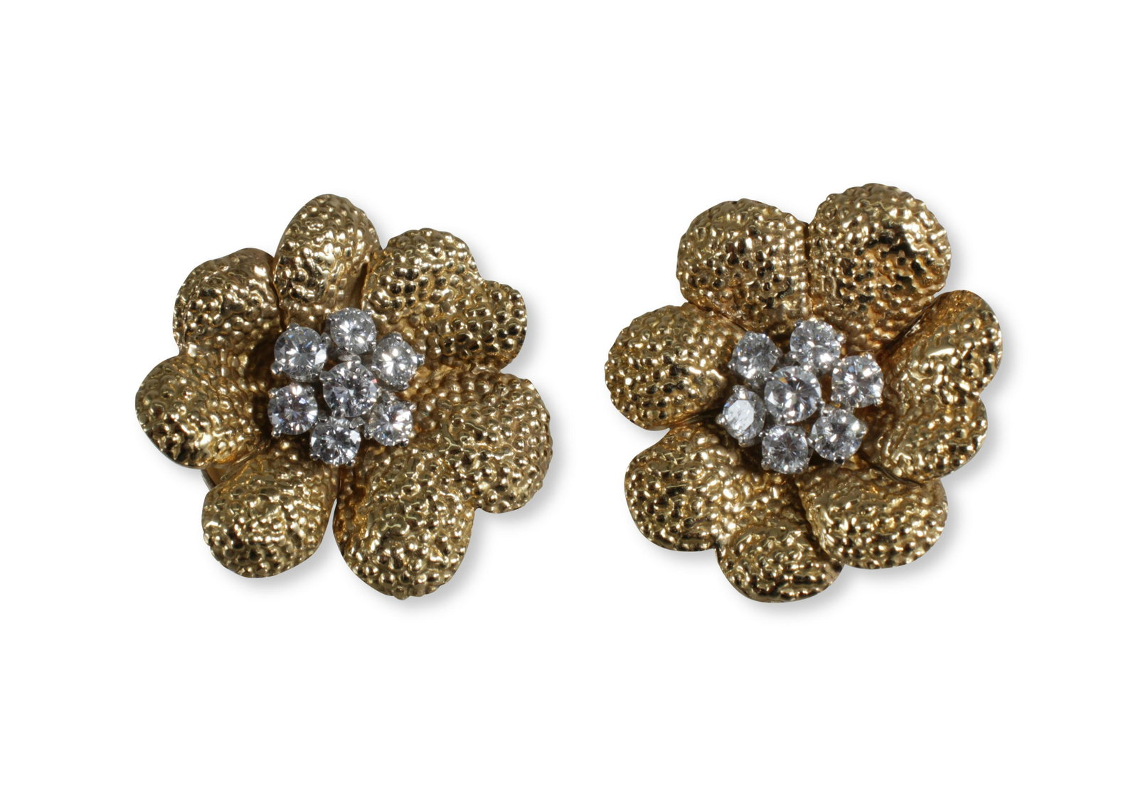 Pair of Van Cleef & Arpels Flower Earrings (1 of 7)