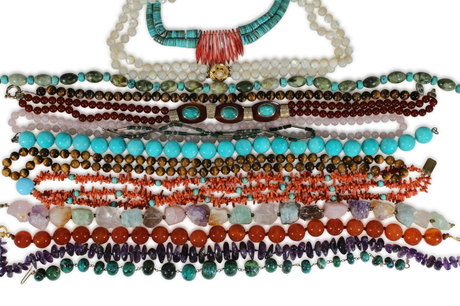 Group of Hardstone Necklaces (1 of 6)
