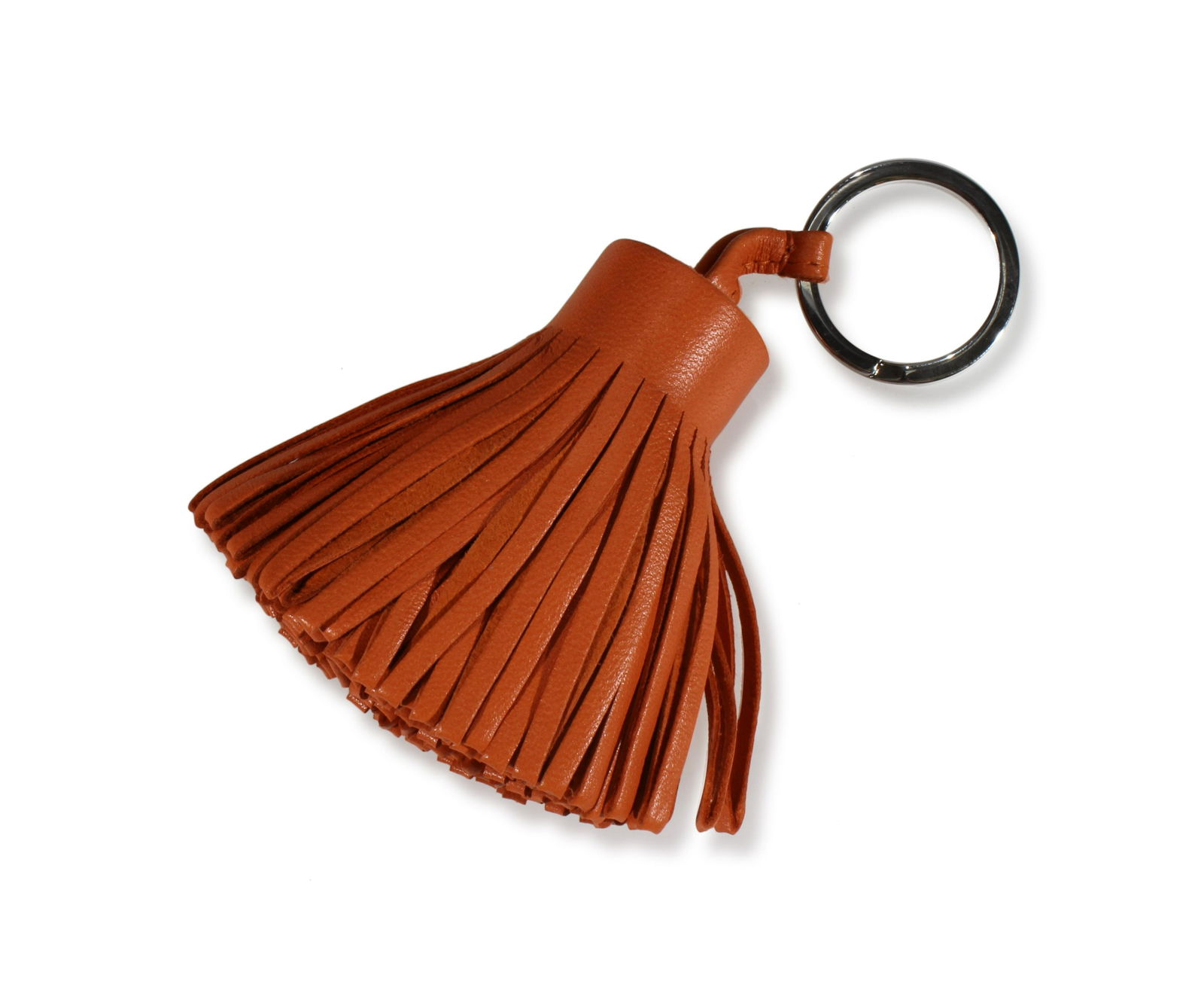 Hermes Orange Carmen Tassel Key Ring (1 of 3)
