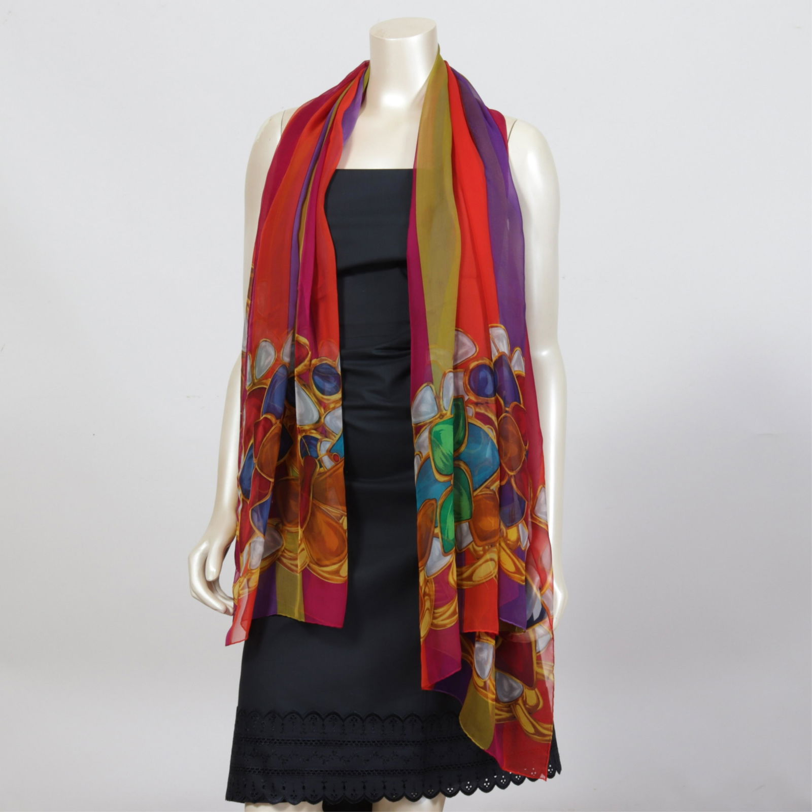 Chanel Sheer Silk Shawl (1 of 5)