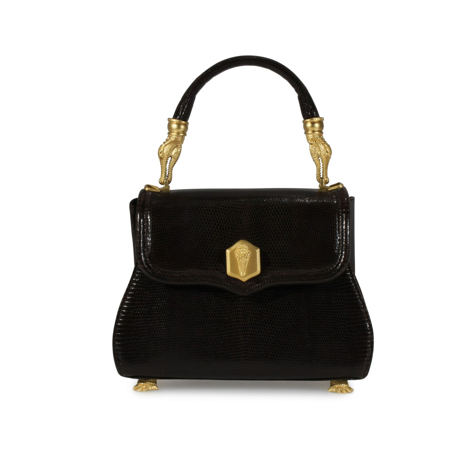 Kieselstein-Cord Lizard Skin Trophy Bag (1 of 10)