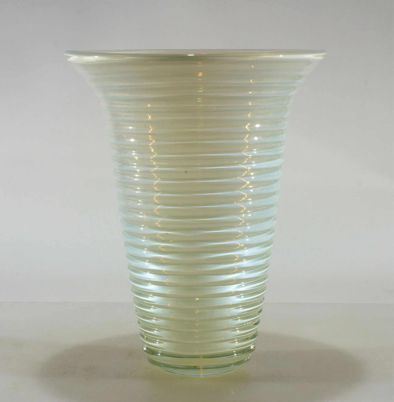 Seguso - Large Opaline Glass Vase (1 of 2)
