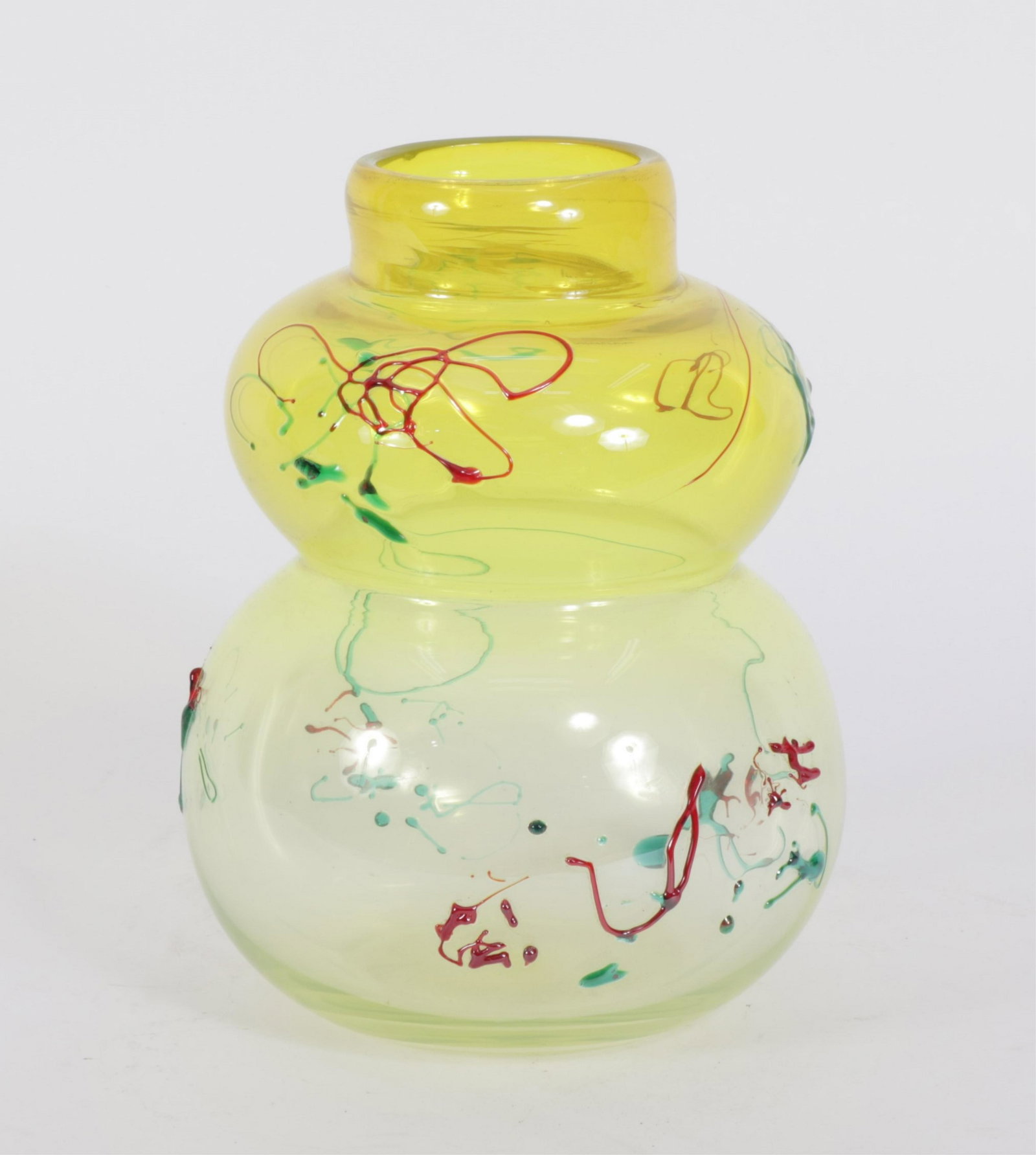 Alfredo Barbini - Yellow Glass Vase, 1980 (1 of 4)