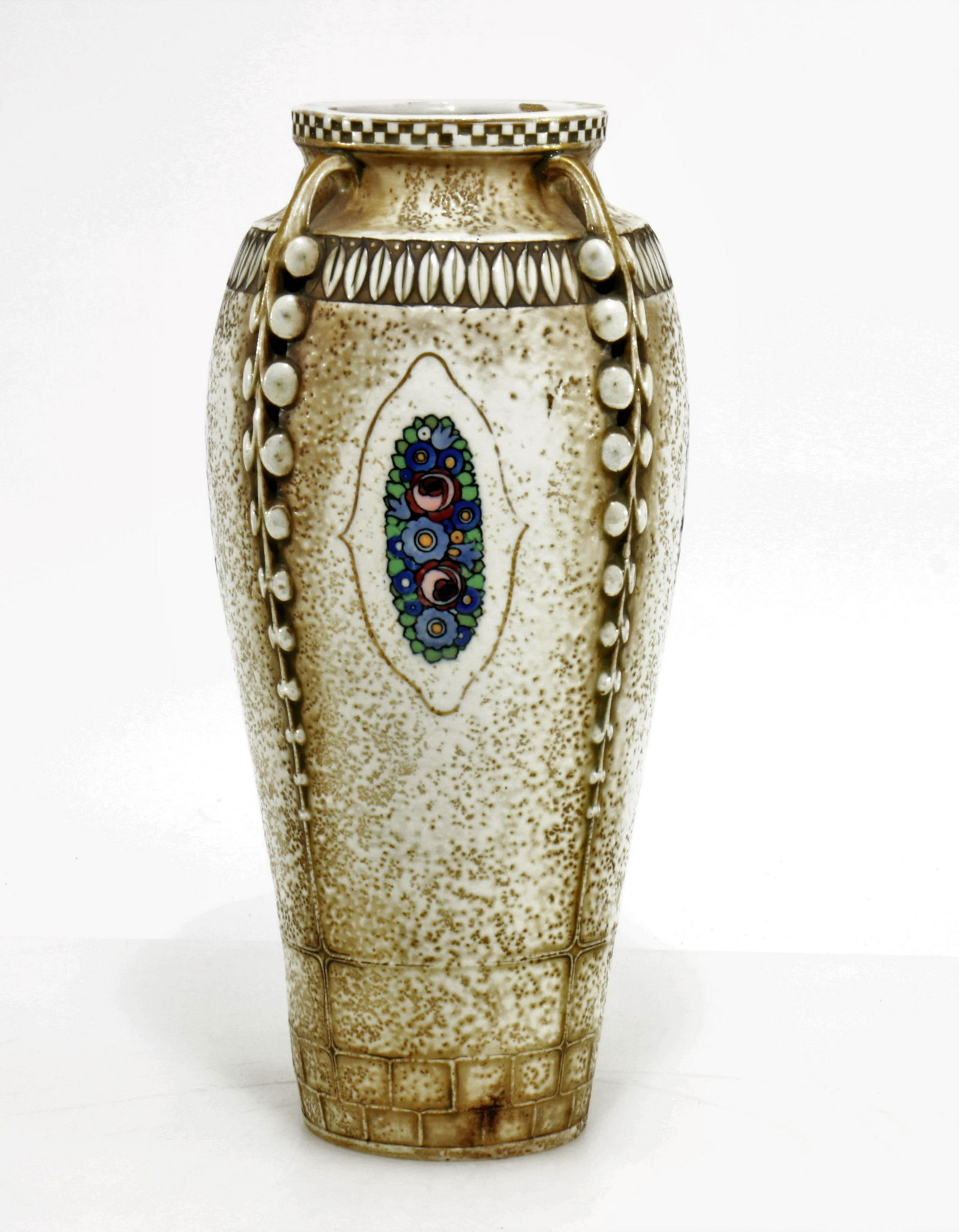 Ernst Wahliss - Secessionist Ceramic Vase, 1900 (1 of 3)