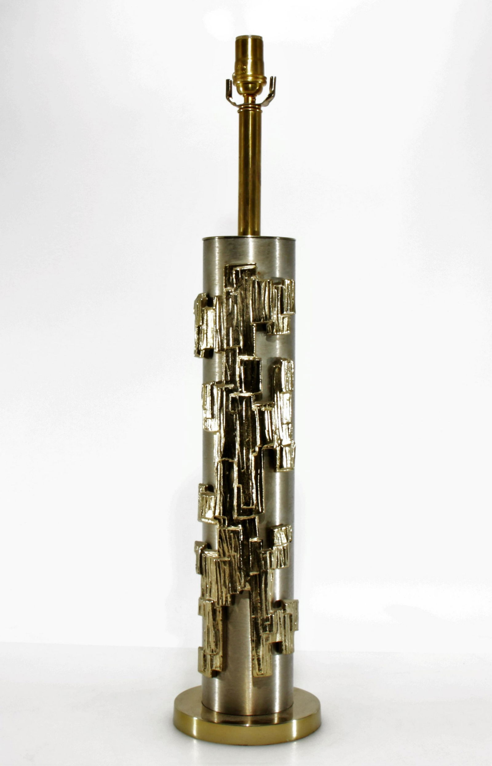 Fantoni Style Brutalist Table Lamp (1 of 3)