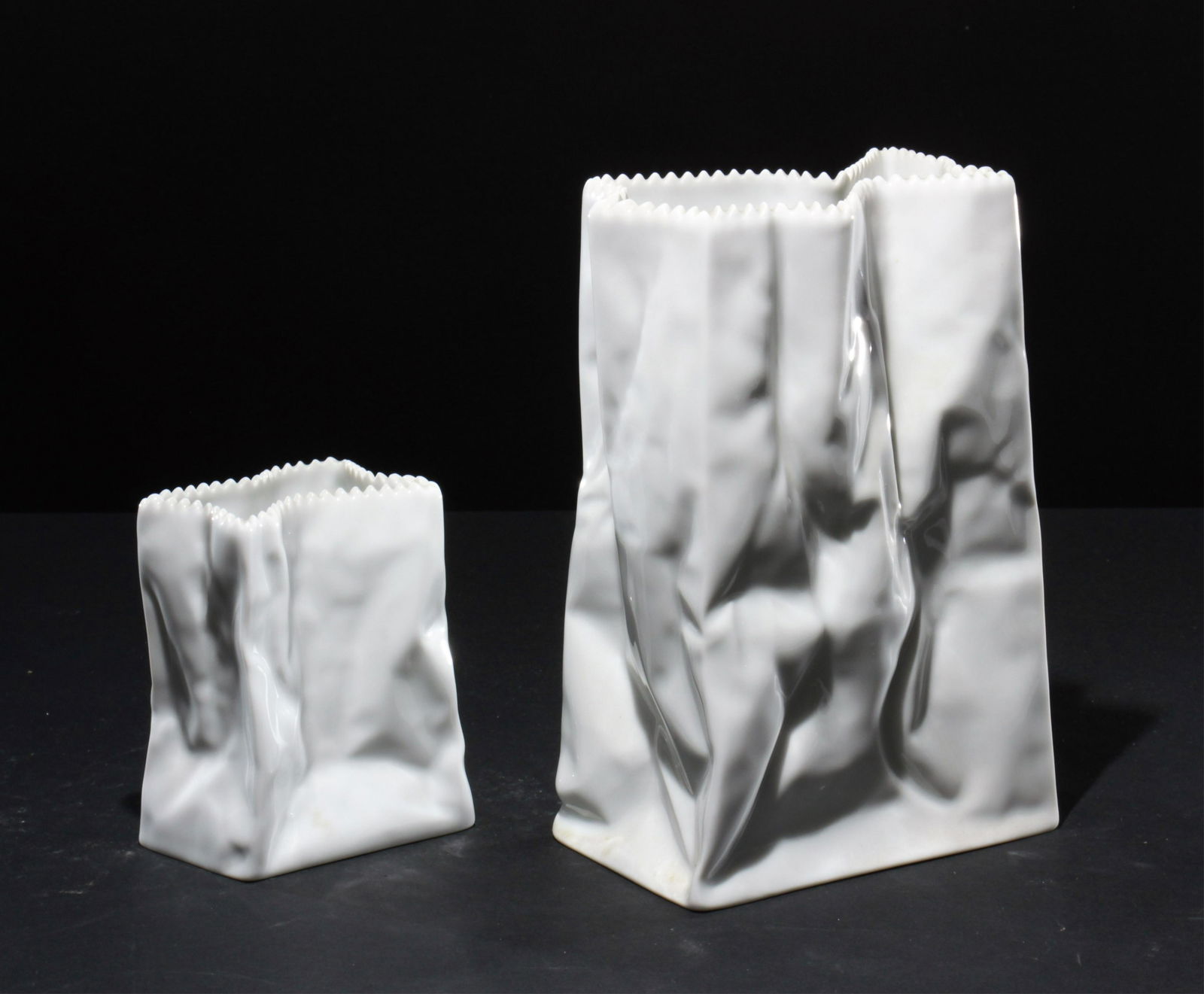 Tapio Wirkkala for Rosenthal - Paper Bag Vases (1 of 3)