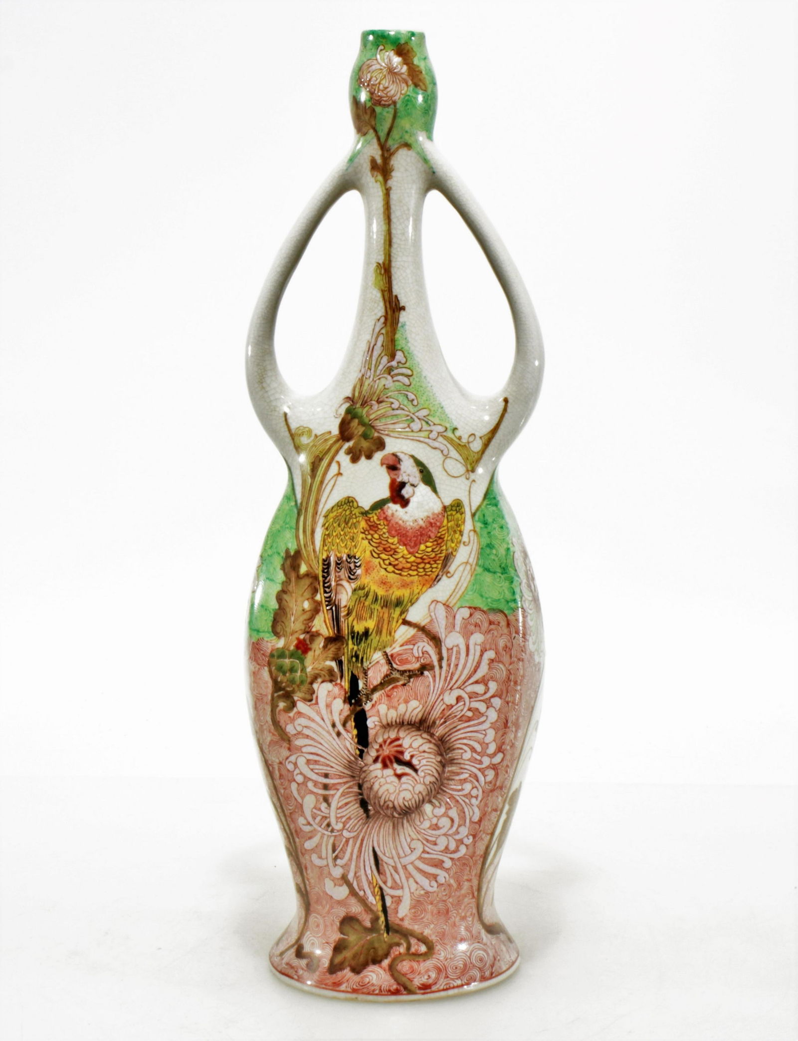Colenbrander Style Ram Parrot Vase (1 of 4)