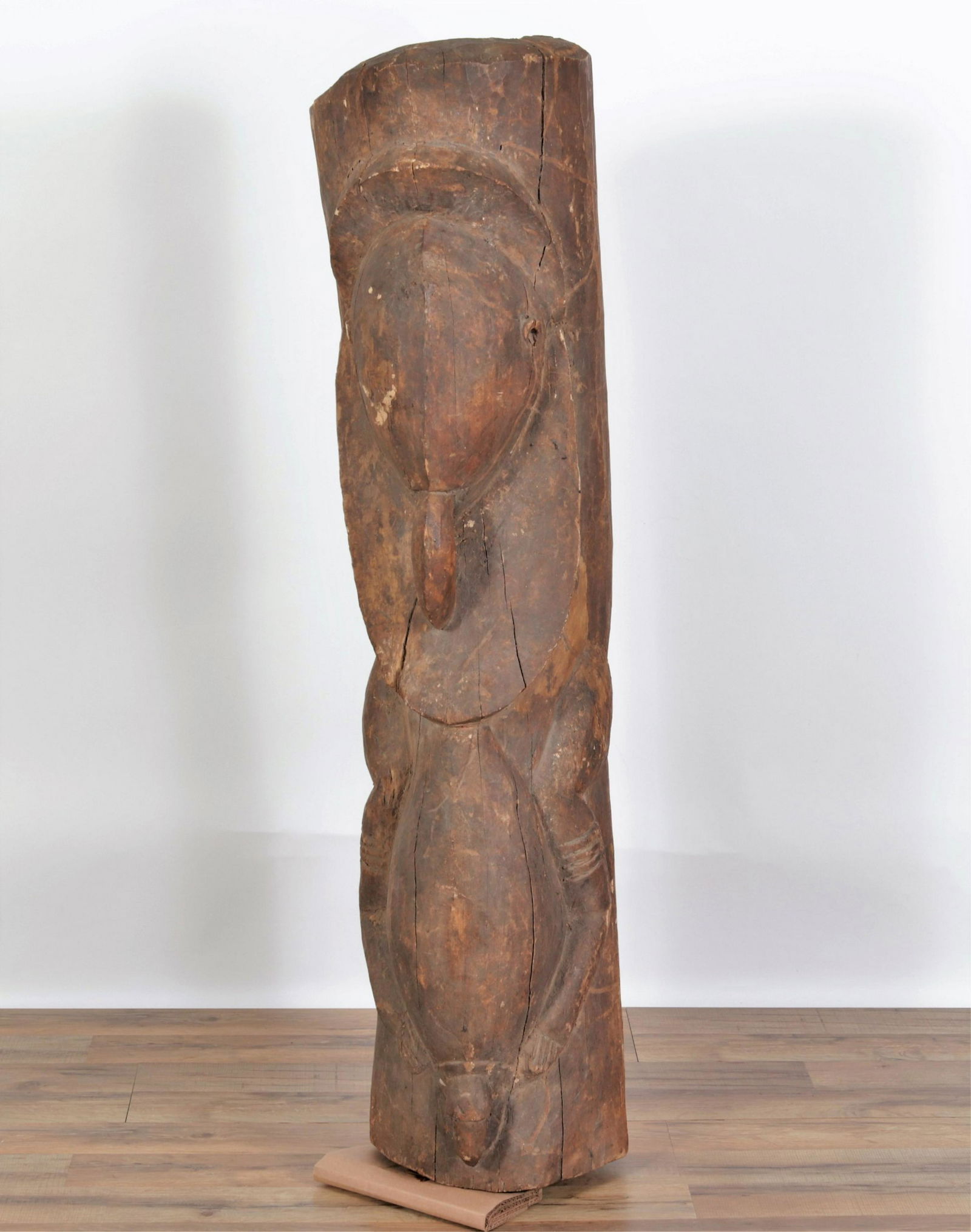Large African Carved Totem, Early 20th C. (1 of 6)