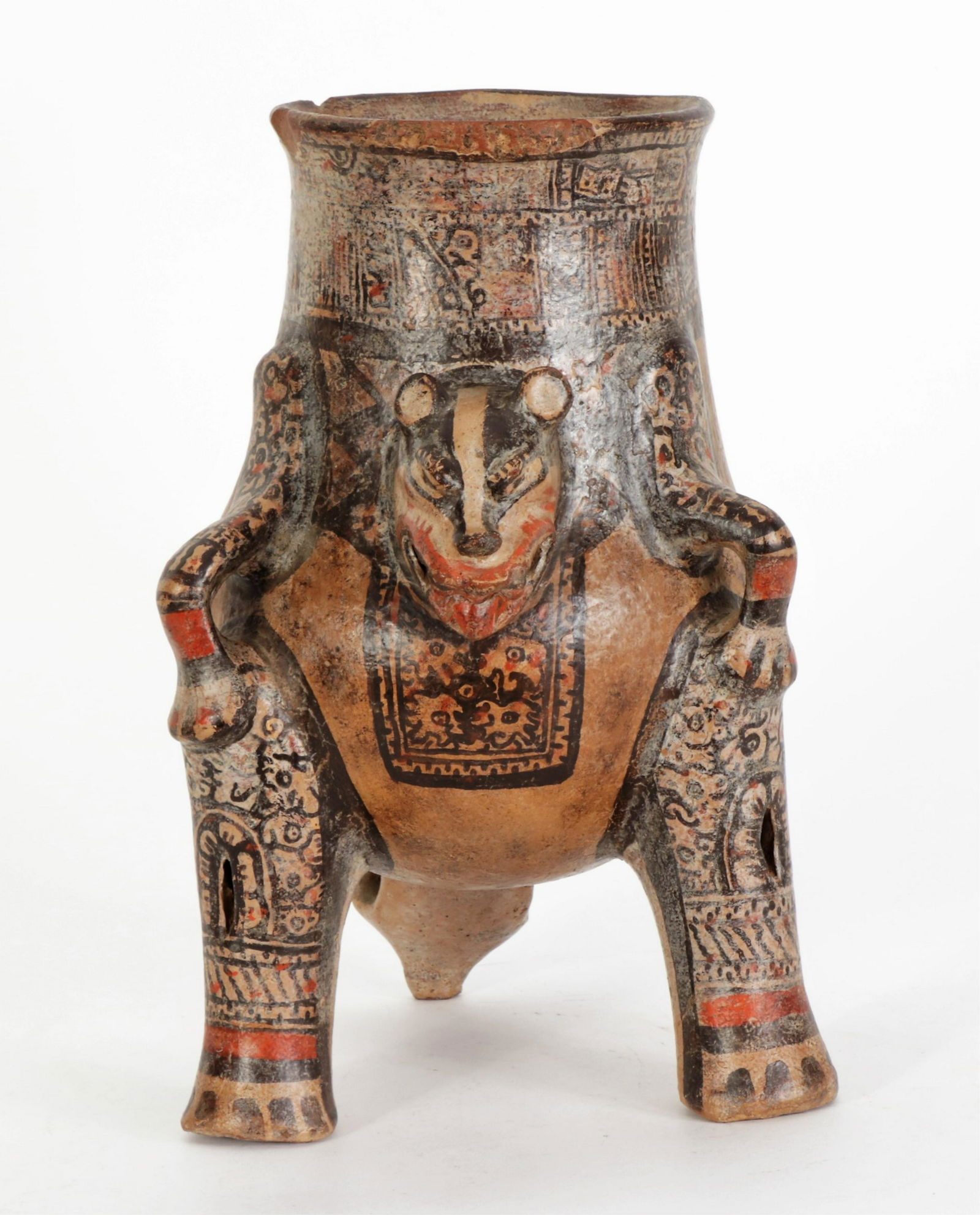 Pre-Columbian Jaguar Effigy Vessel (1 of 14)