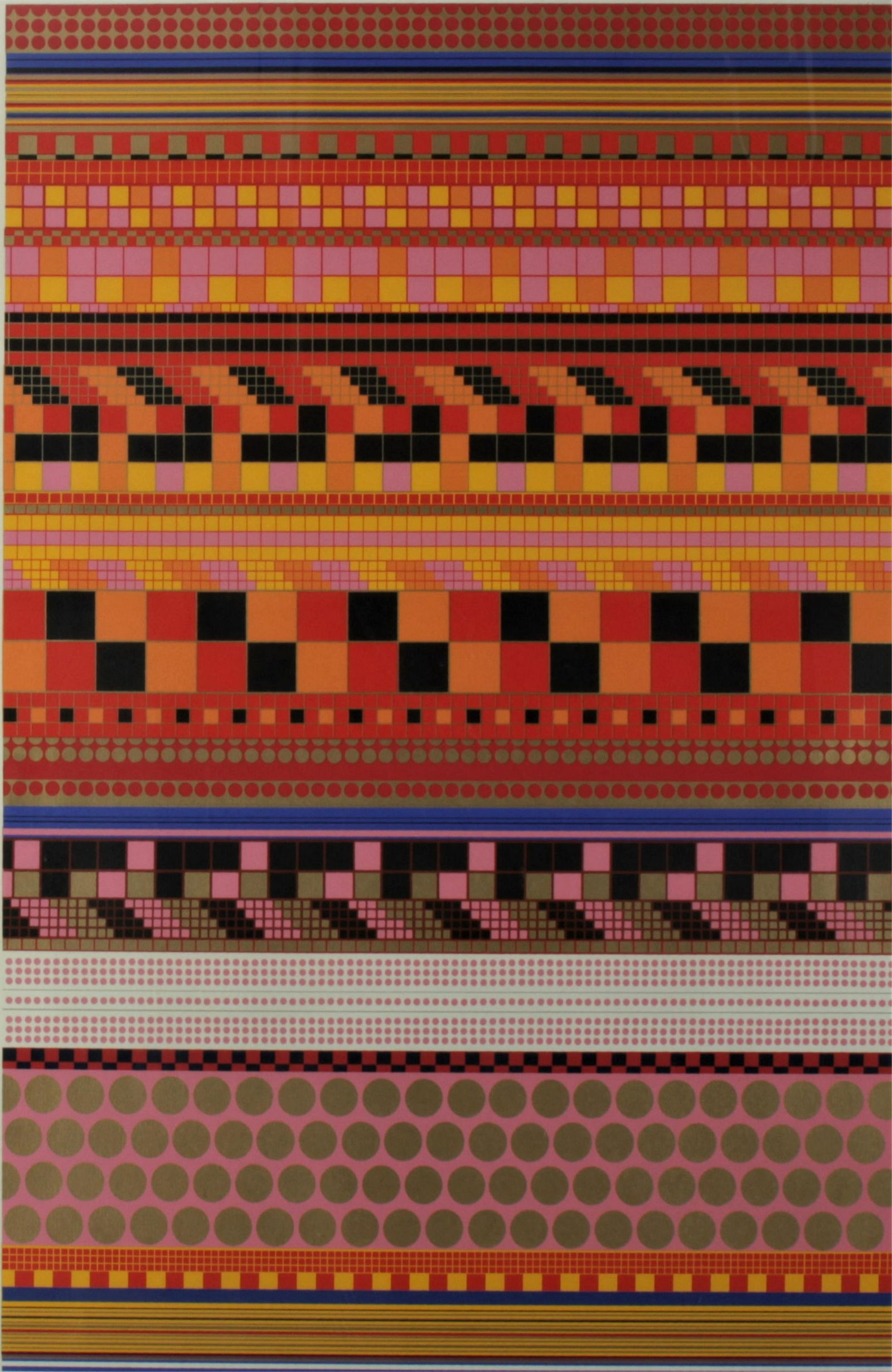 Eduardo Paolozzi - Theory of Relativity: Eduardo Paolozzi (Italian, 1924 - 2005). Theory of Relativity, screenprint on paper. Signed in graphite lower right. Numbered 58 of 75. Dimensions: Framed 38.75 x 26.5" Property from the Estate of Joh