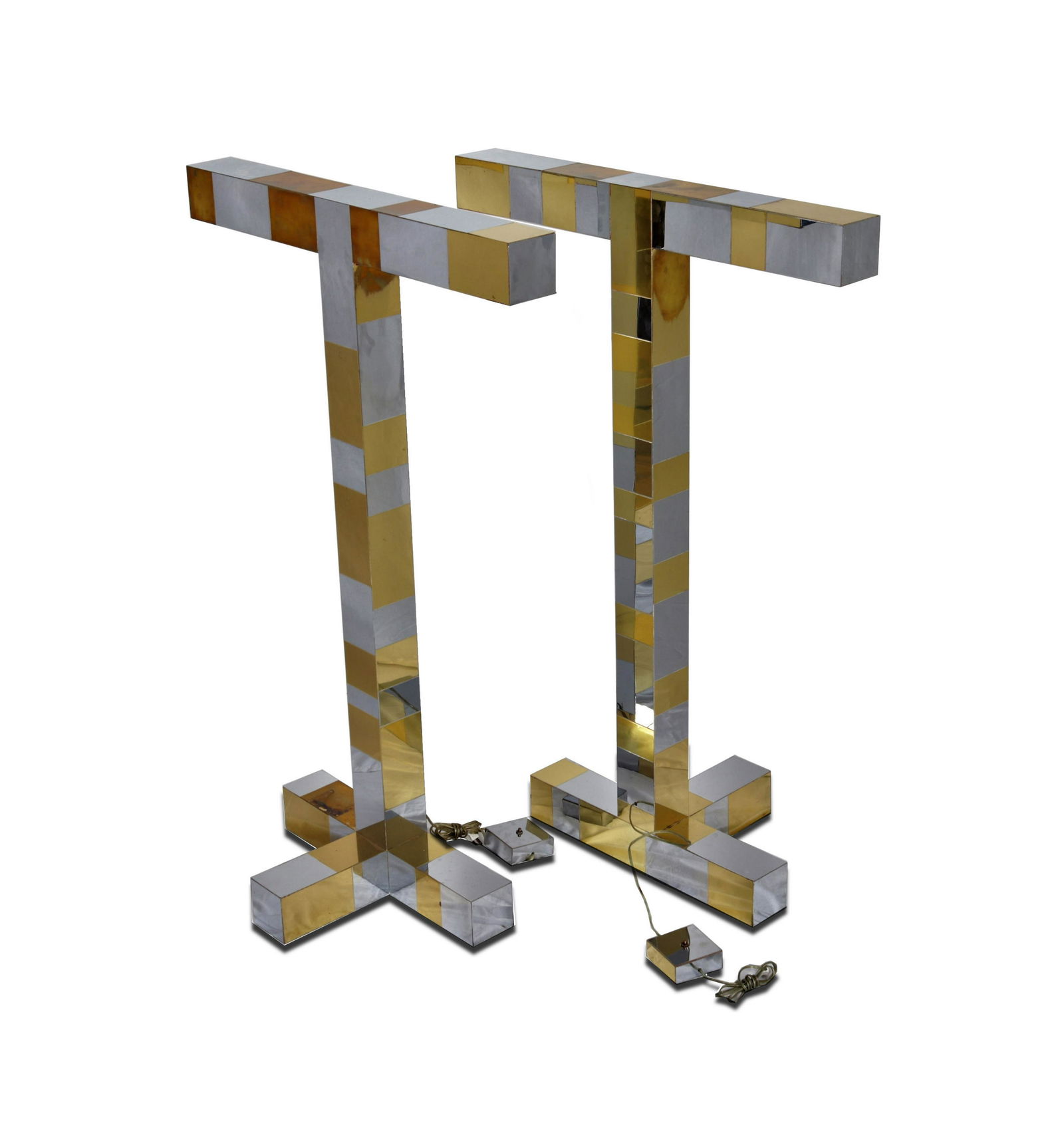 Pair of Paul Evans Cityscape Floor Lamps, 1975 (1 of 15)