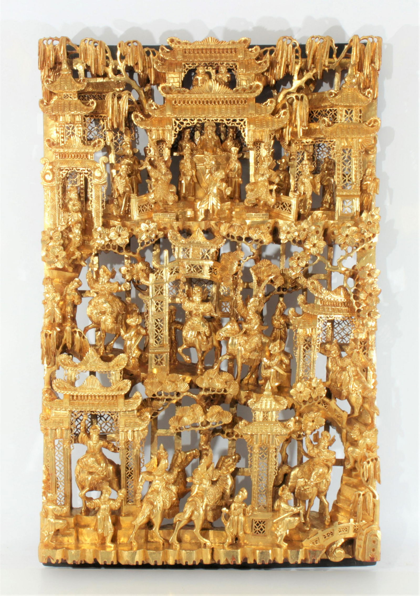 Southeast Asian Giltwood Wall Carving (1 of 10)