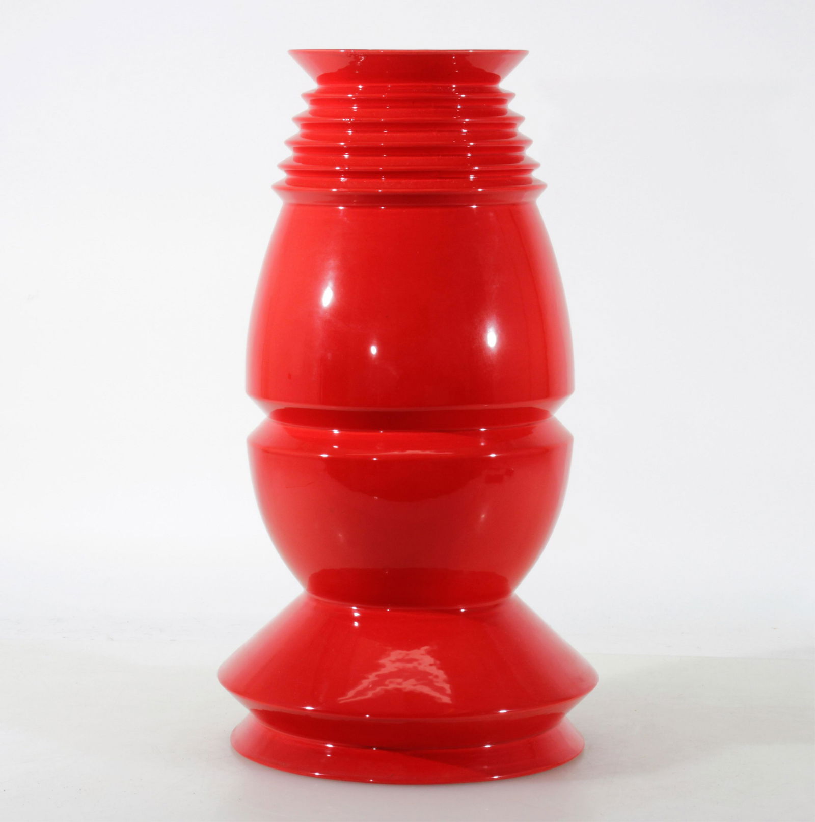 Sergio Asti for Superego - BKK Vase: Sergio Asti (Italian, 1926 - 2021) for Superego Editions, BKK vase. Numbered 5 of 50.Dimensions: 17.25" H Property from the Estate of John 'Parker' Prindle, Jr., Boston, MA.