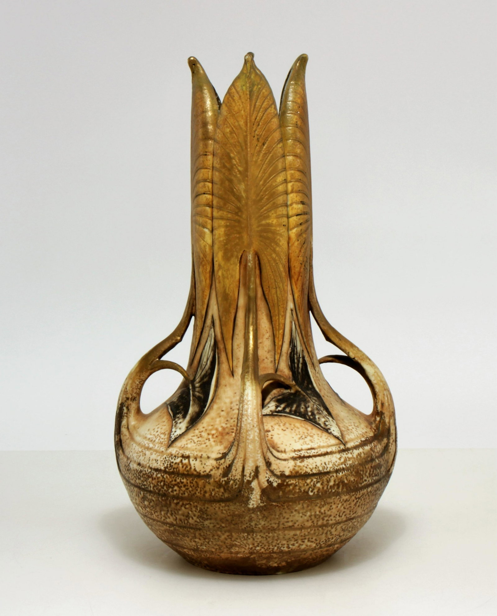 Paul Dachsel & Ernst Wahliss - Amphora Vase: Paul Dachsel & Ernst Wahliss Porcelain Vase, amphora vase, circa 1911, incised 9491 Literature: "House of Amphora", pp.530, Richard L. Scott, 1955 Dimensions: 12.5" H Property from the Estate of John 