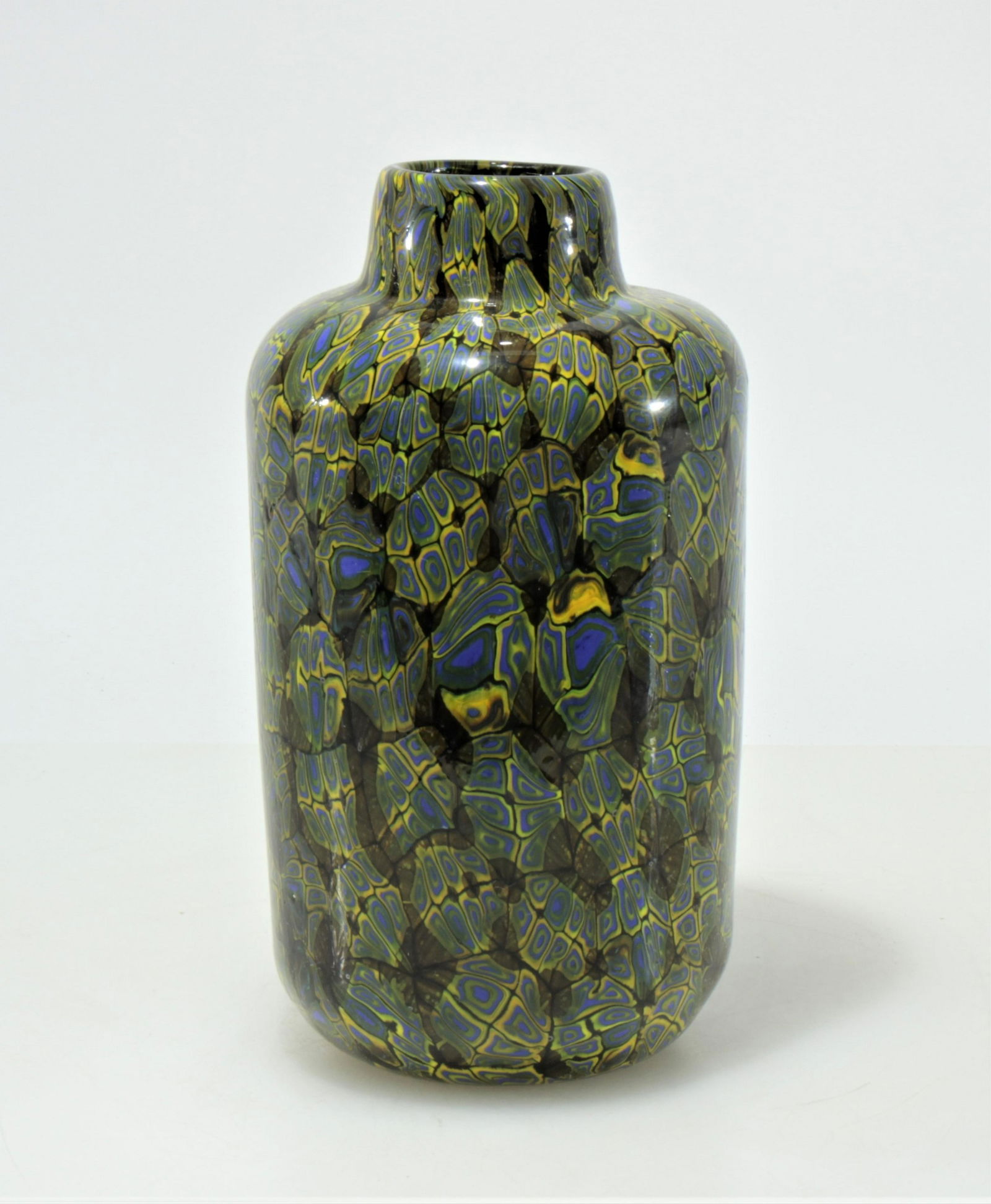 Attr. Vittorio Ferro - Murrine Glass Vase: Attributed Vittorio Ferro Murrine Glass Vase, unsignedDimensions: 9.25" H Property from the Estate of John 'Parker' Prindle, Jr., Boston, MA.