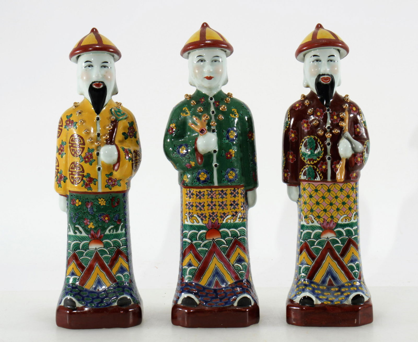 3 Chinese Porcelain Figures of Standing Men (1 of 4)