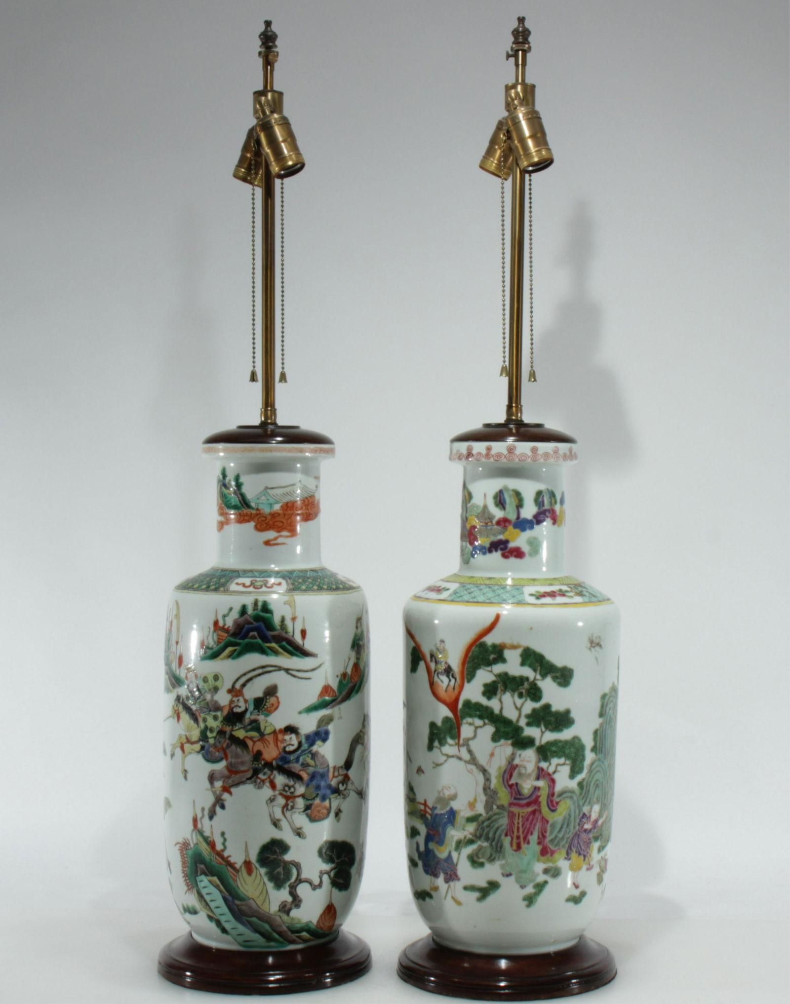2 Chinese Porcelain Lamps, 19th/20th C. (1 of 7)