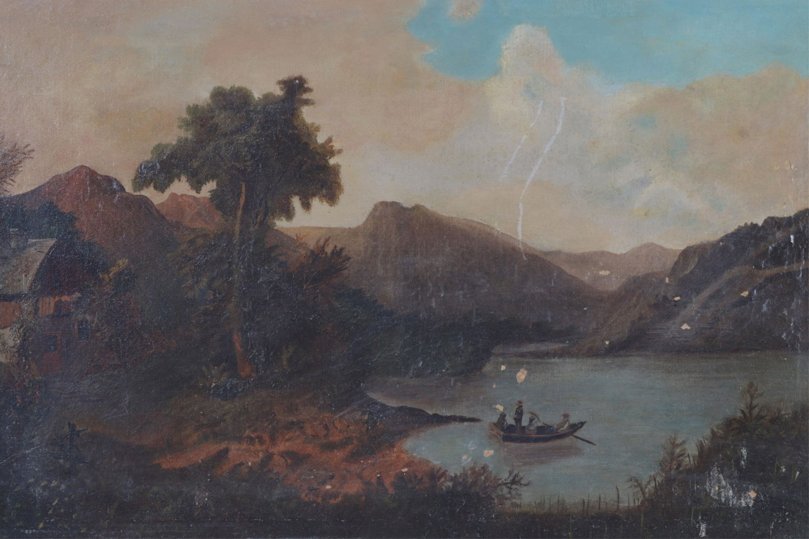 American School - Mountain Lake Scene, O/C (1 of 6)