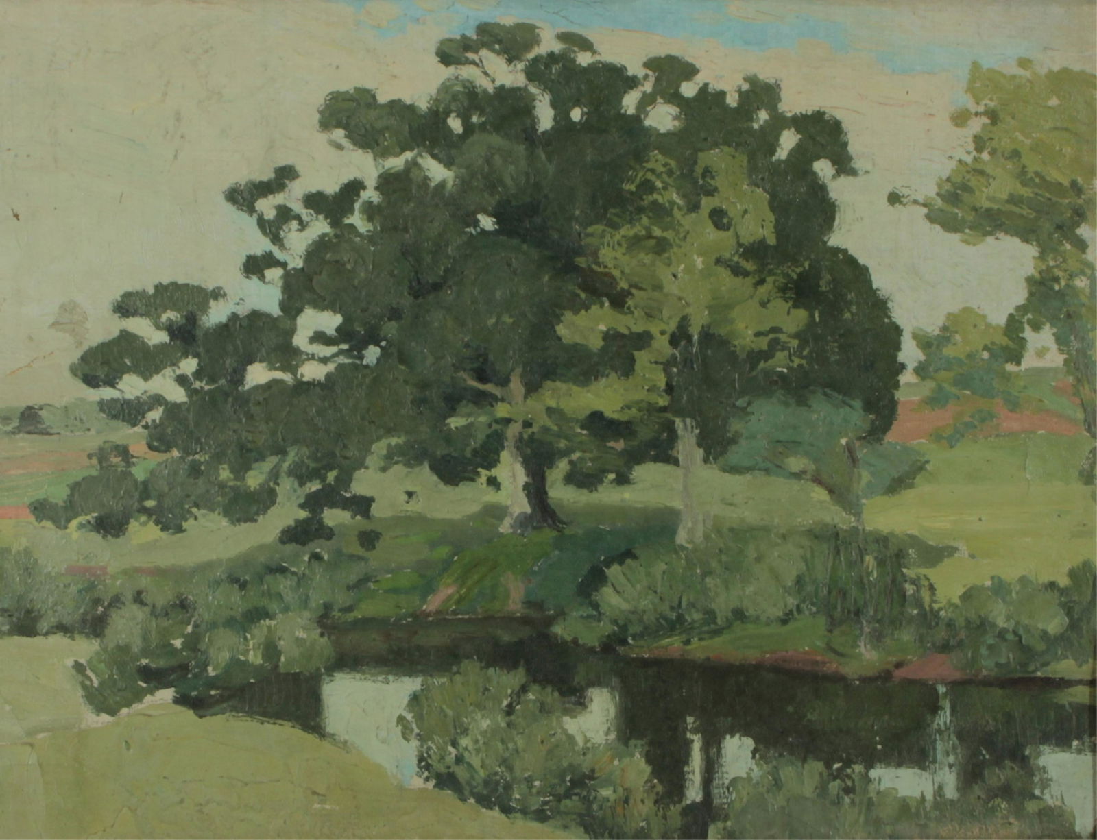 J.G. McManus (American 1882-1958) Landscape O/C (1 of 5)