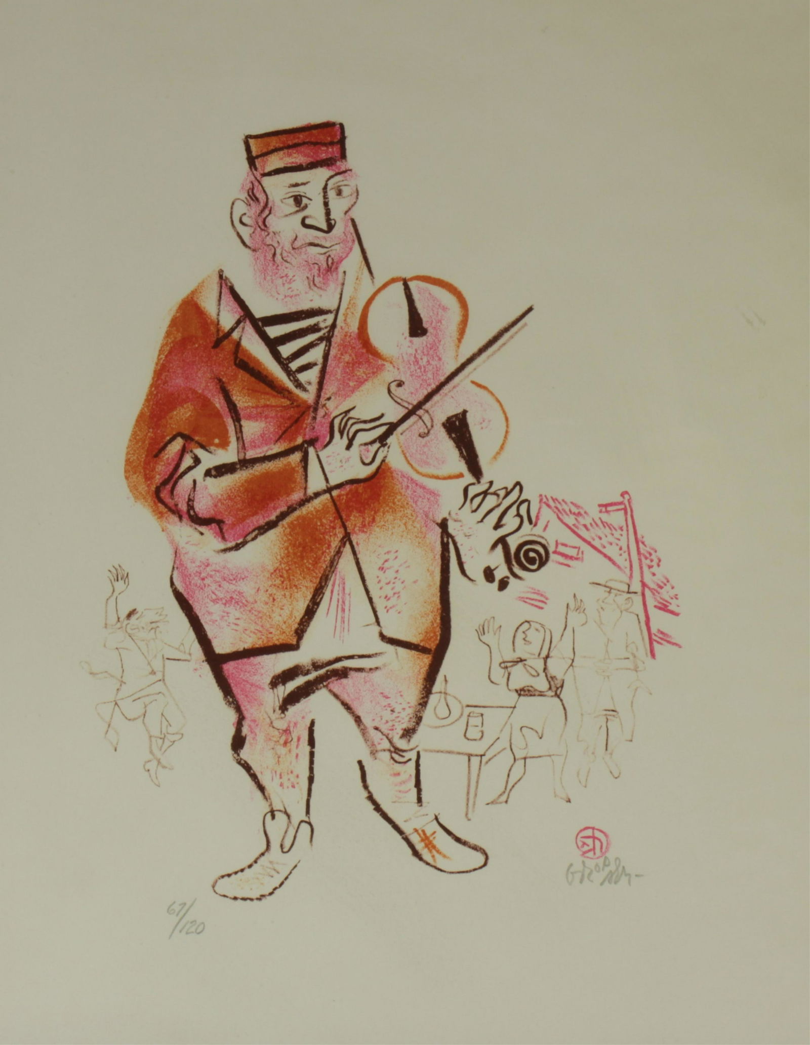 Four William Gropper Color Lithographs (1 of 8)