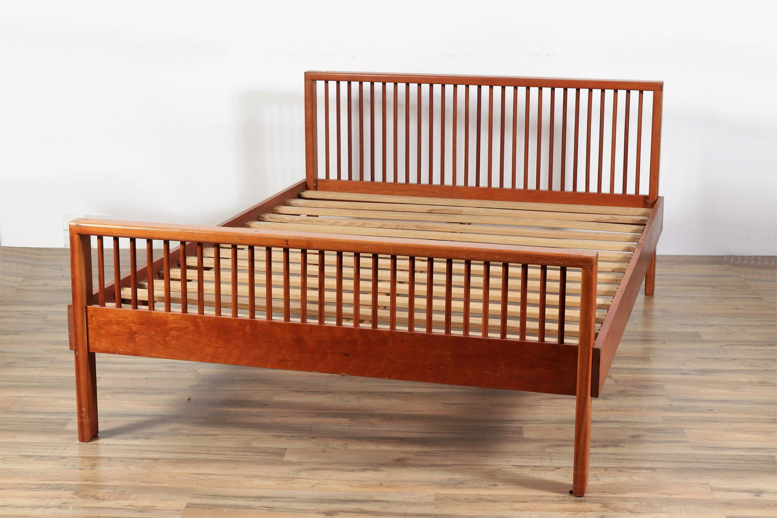 Charles Webb Cherry Double Size Bed (1 of 12)