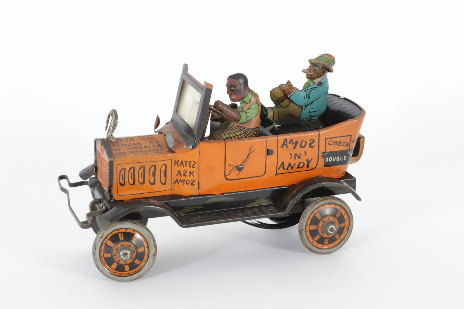 1930s Marx Amos N' Andy Tin Litho Wind-Up Car Toy (1 of 3)