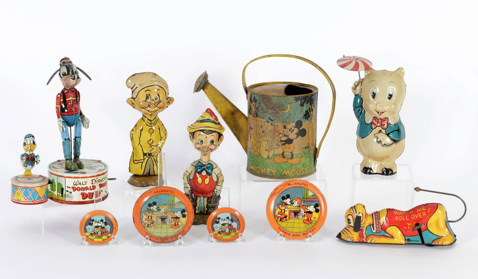 Vintage C1930s/40s Marx Disney Win-Up Litho Toys (1 of 10)