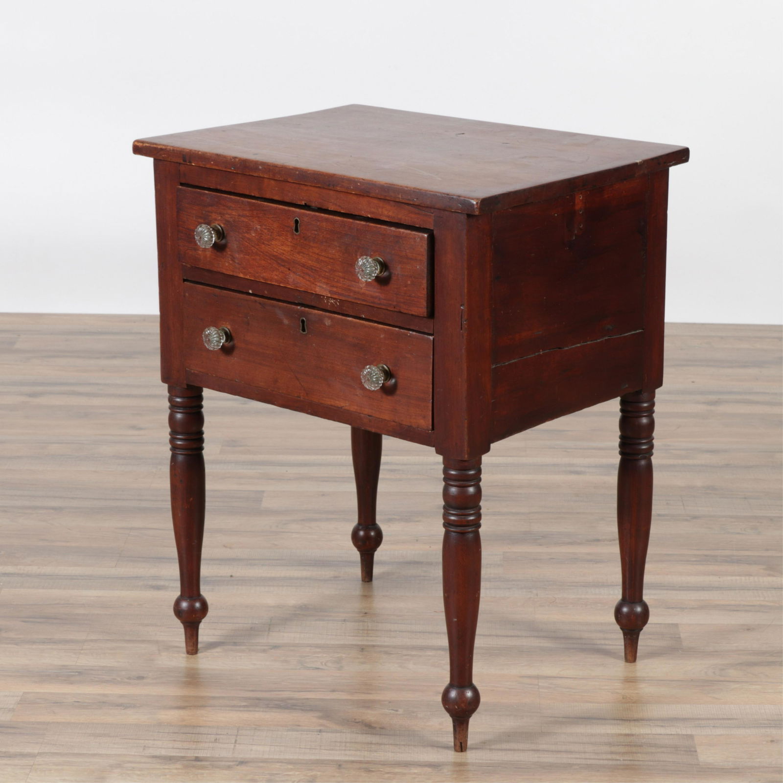 American Classical Mahogany Side Table (1 of 8)