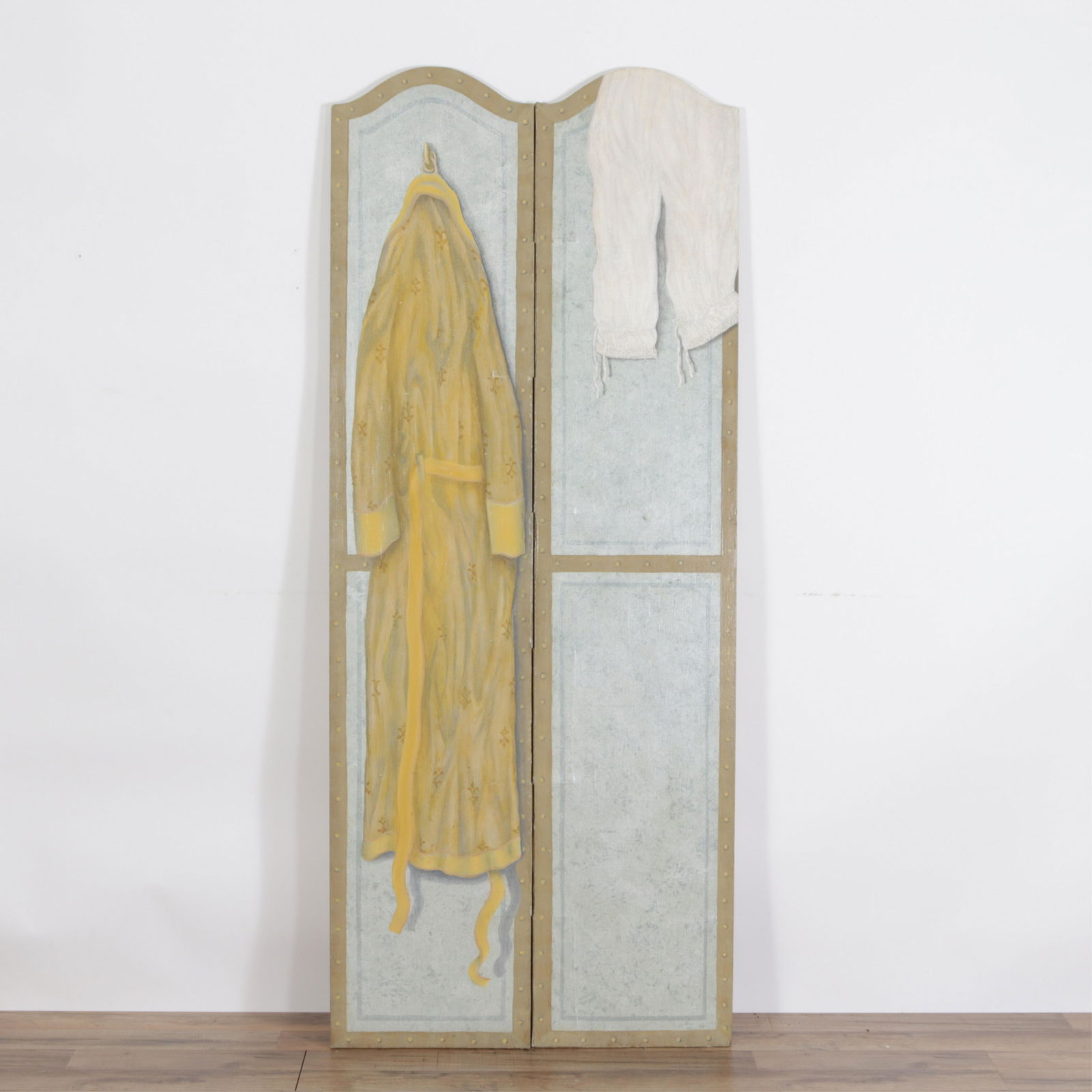 Painted Canvas 2-Panel Screen (1 of 5)