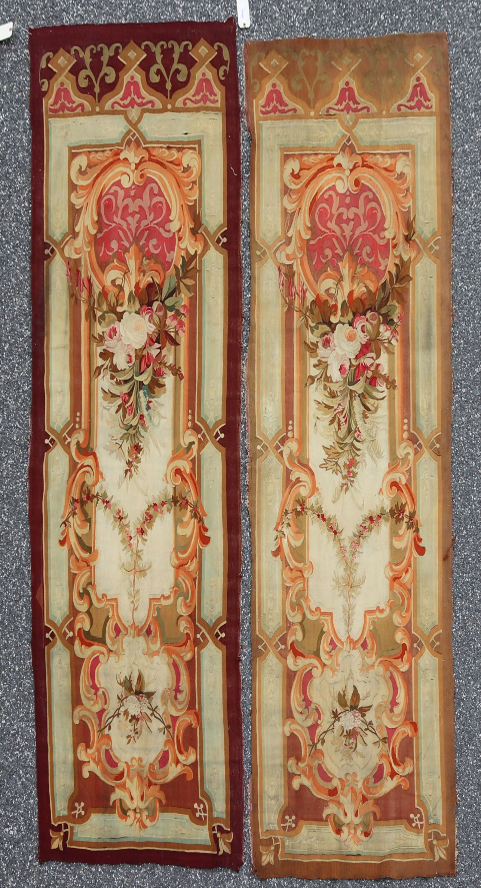 Near Pair of 19th C. French Tapestry Portieres (1 of 13)