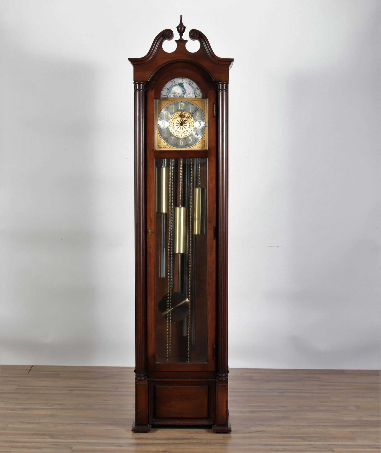 Howard Miller Mahogany Tall Case Clock (1 of 11)