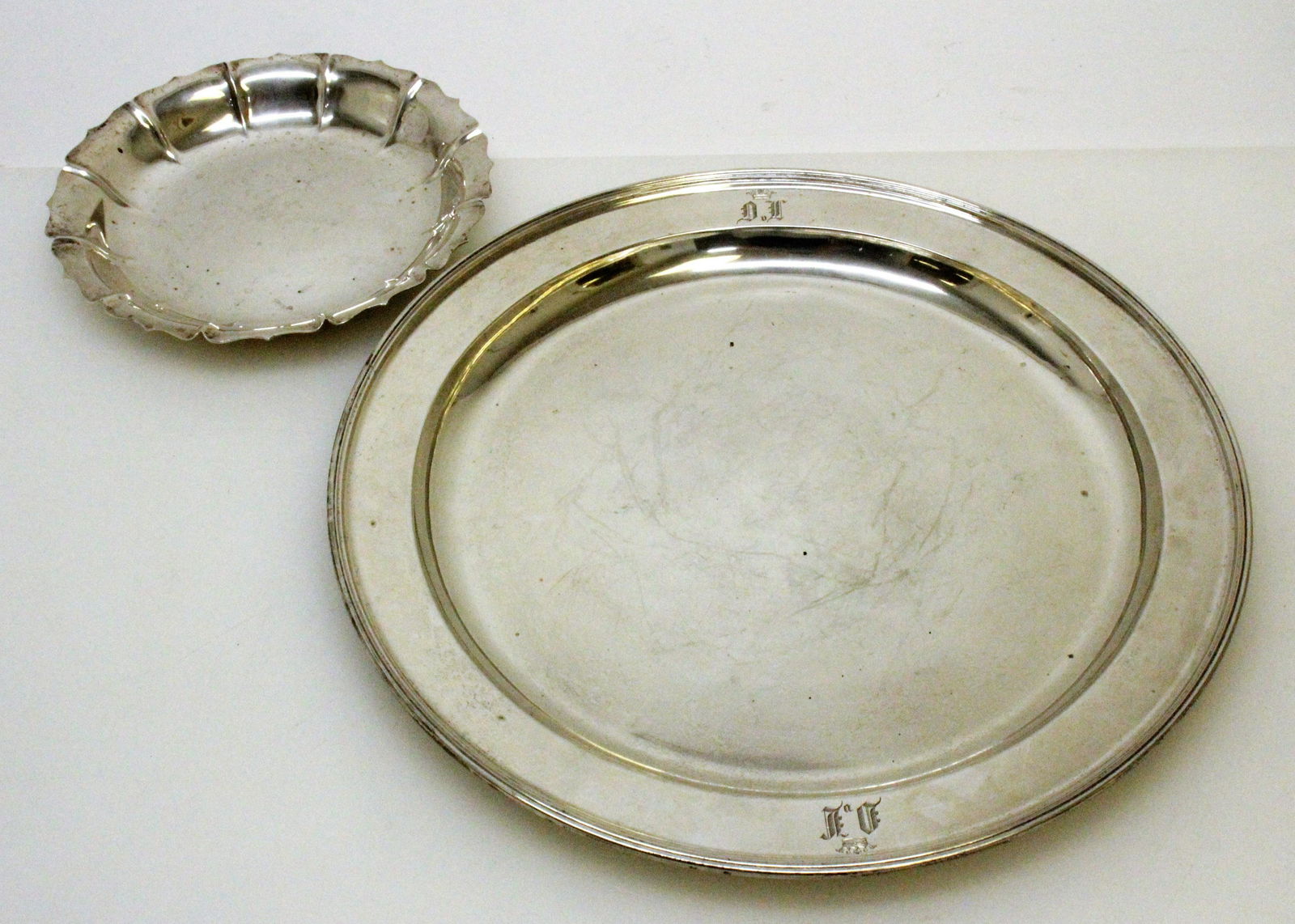 American and Russian Sterling Silver Bowl-Tray (1 of 10)