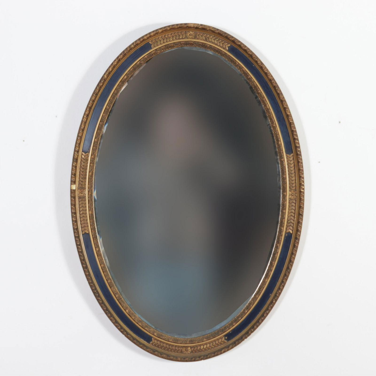 Classical Style Giltwood & Composition Oval Mirror (1 of 4)