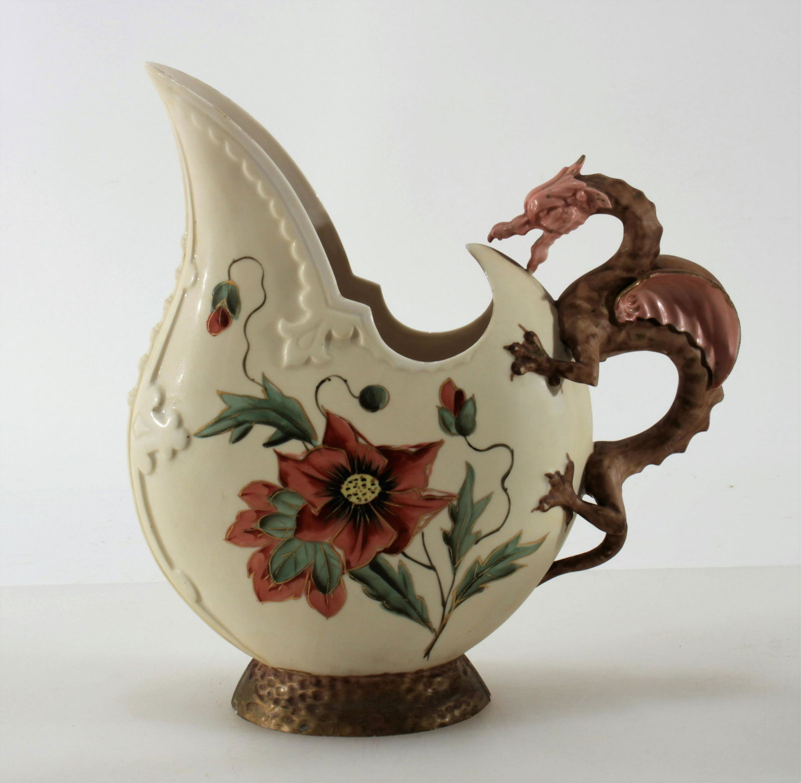 Robert Hanke Austria Porcelain Dragon Ewer (1 of 7)
