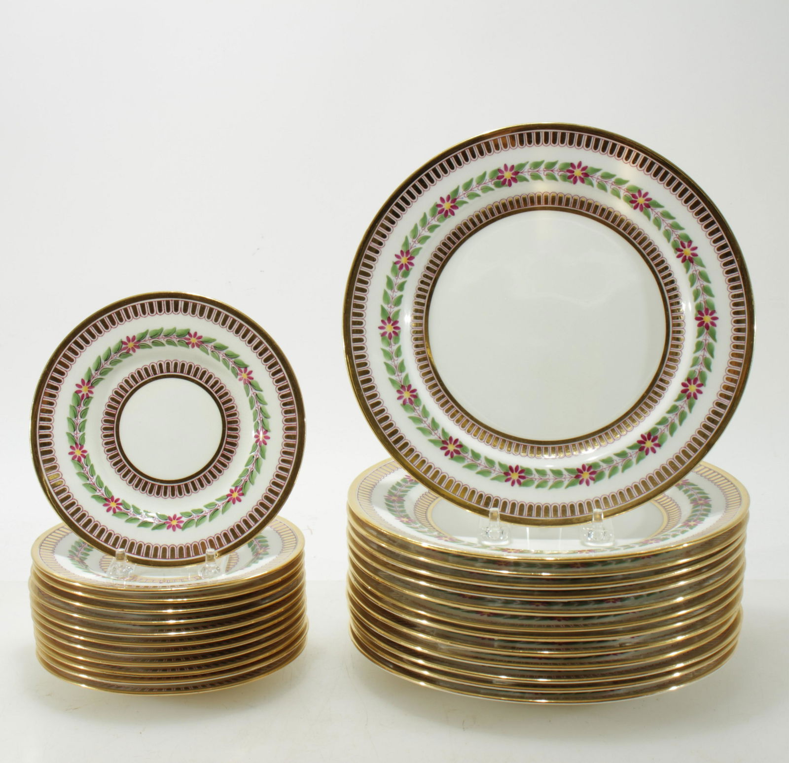 13 Minton's Luncheon Plates & 12 Bread Plates (1 of 3)