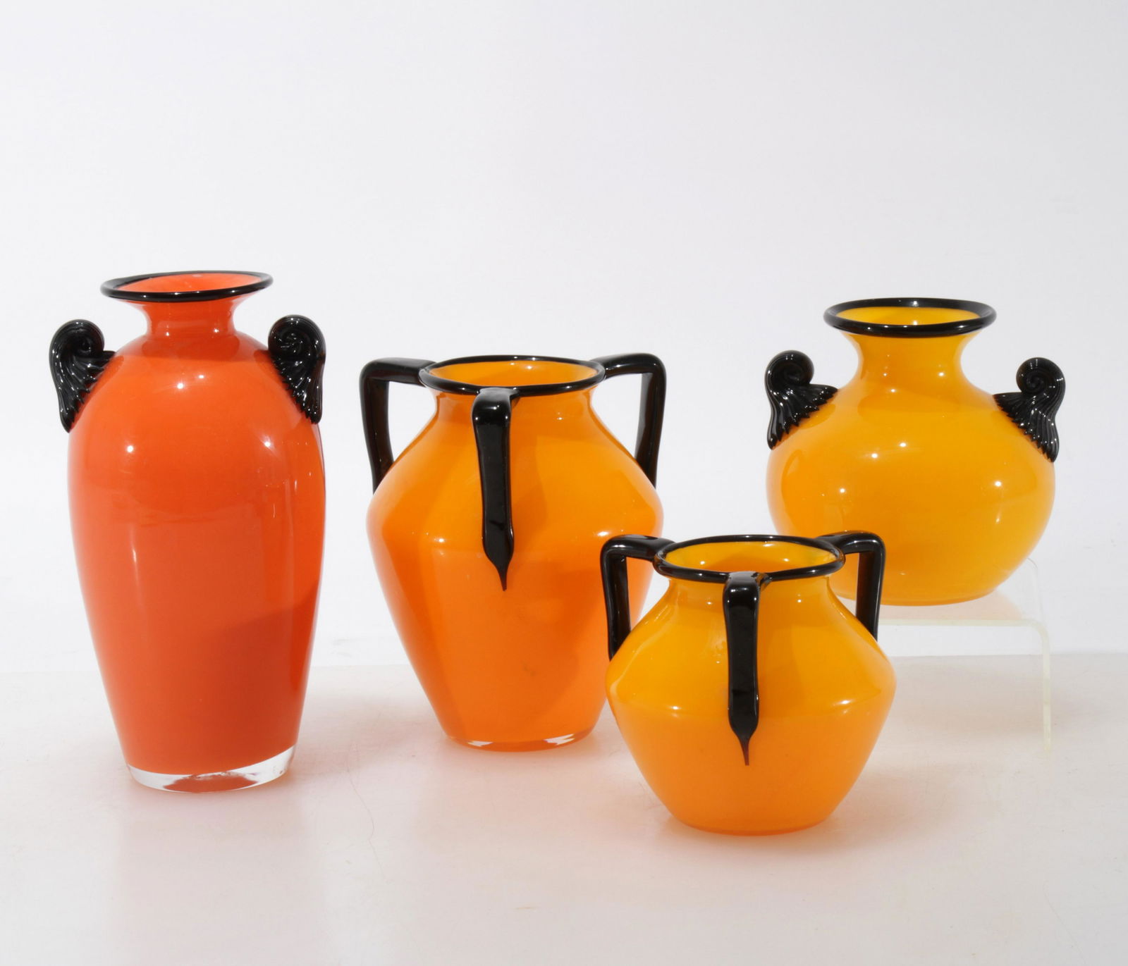 Four Loetz Tango Glass Vases (1 of 3)