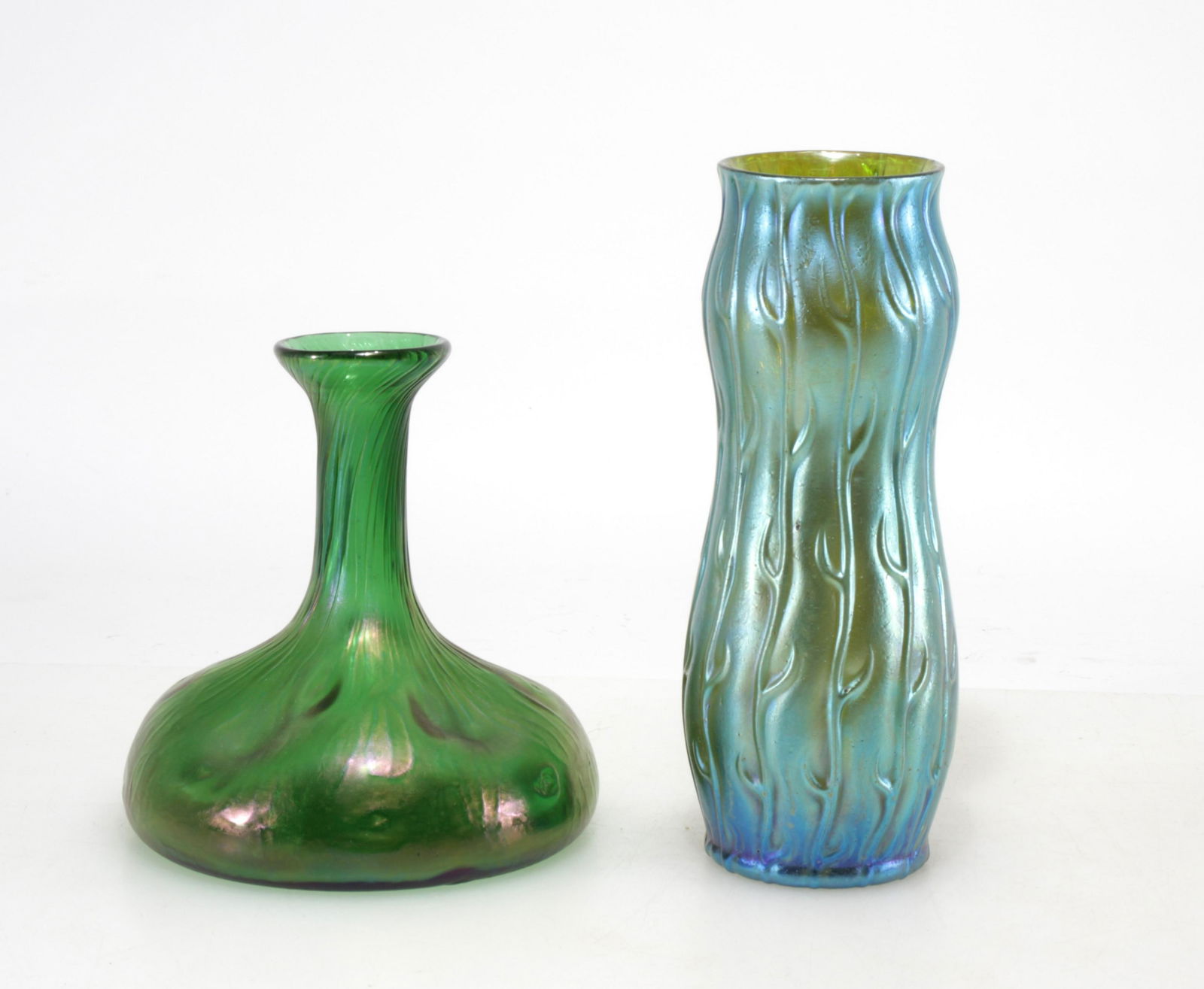 Two Loetz Iridescent Glass Vases (1 of 5)