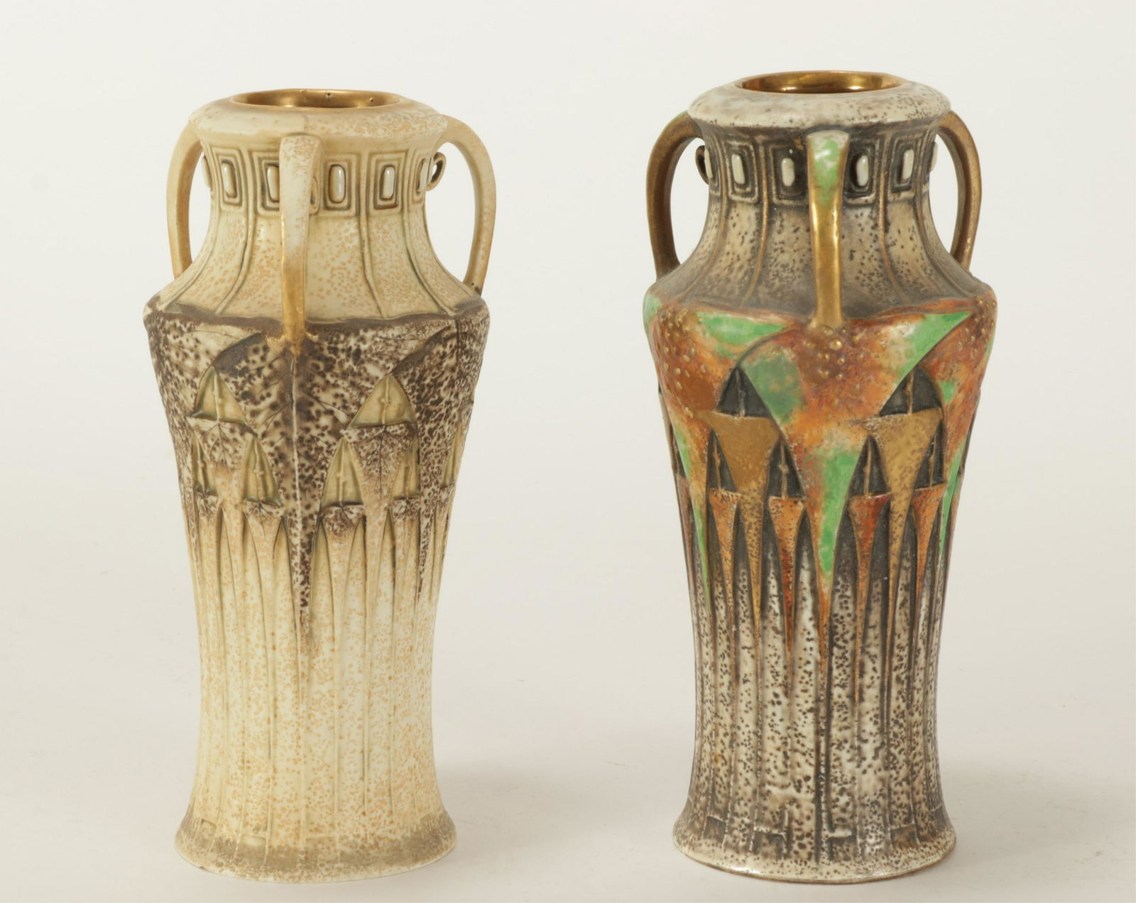 Ernst Wahliss - Matched Pair Amphora Vases (1 of 10)