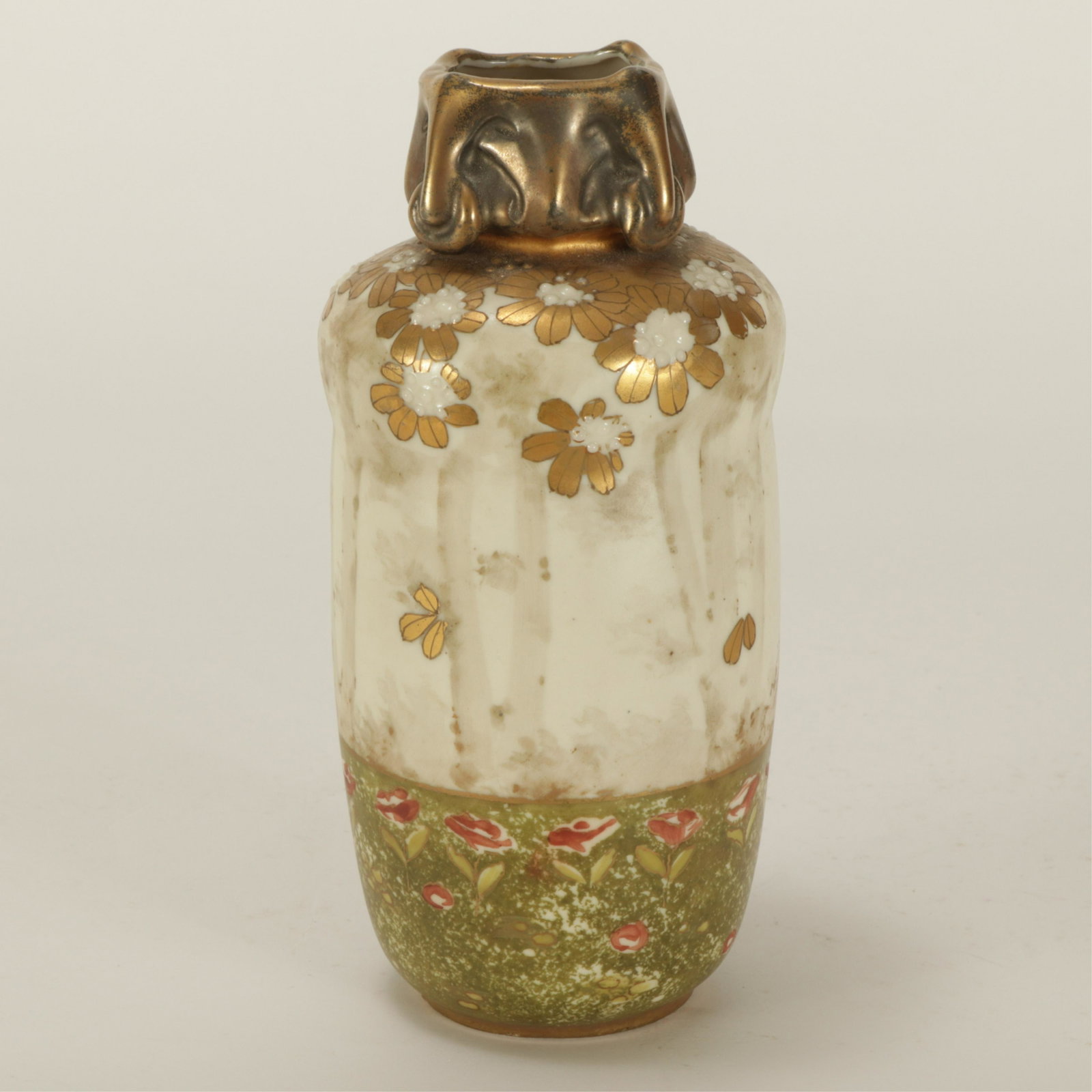 Reissner, Stellmacher & Kessel Amphora Vase: R. St. & K. Amphora Vase, Reissner, Stellmacher & Kessel, impressed 3995 Dimensions: 7.5" H Property from the Estate of John 'Parker' Prindle, JR., Boston, MA.