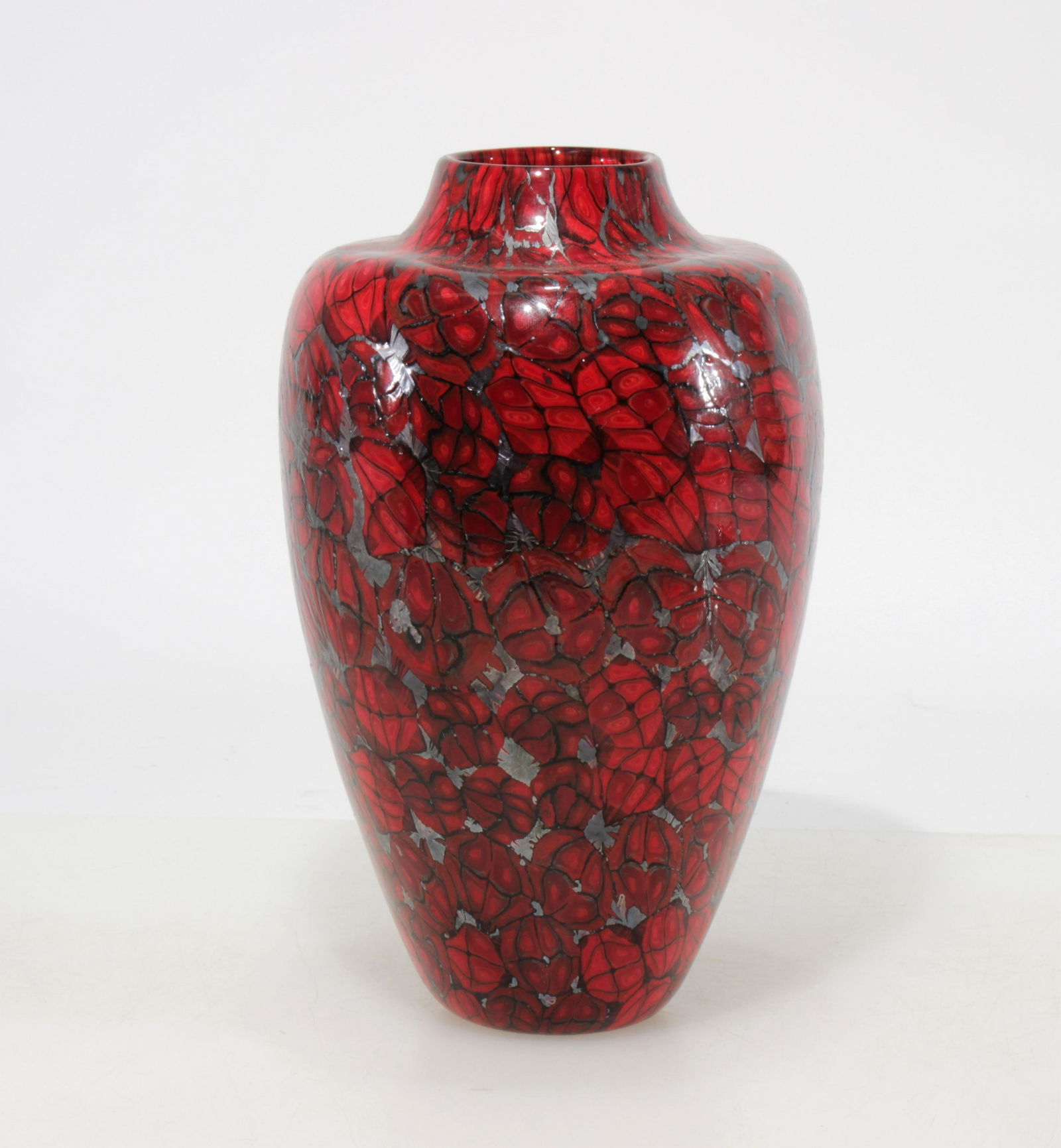 Vittorio Ferro - Red Glass Vase (1 of 3)