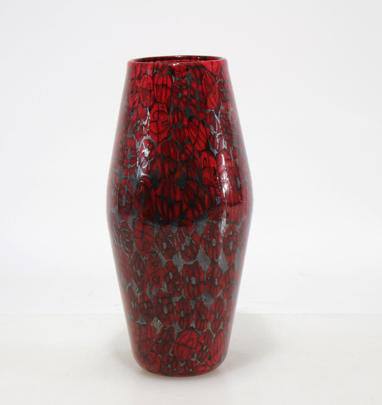 Vittorio Ferro - Red Glass Vase (1 of 3)