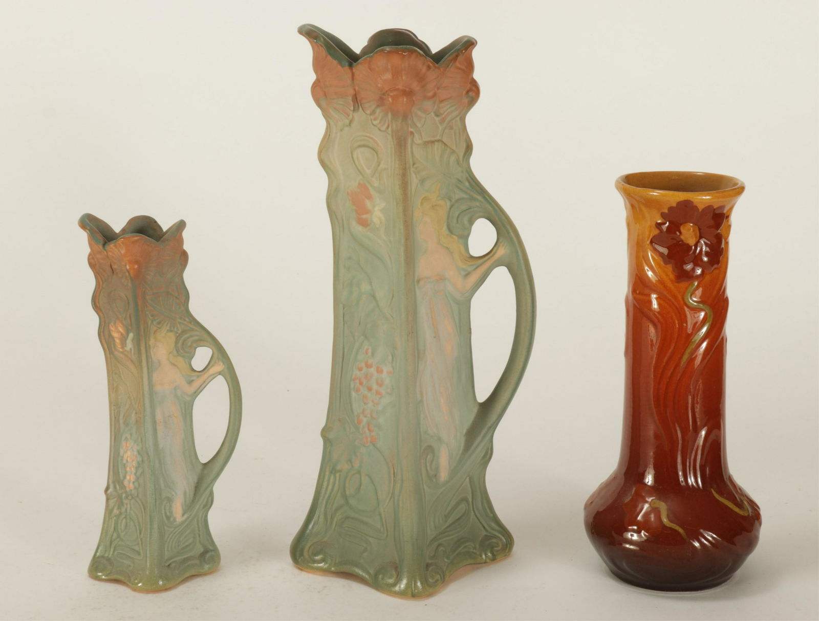 Weller - Two Maiden Ewers & Vase (1 of 7)