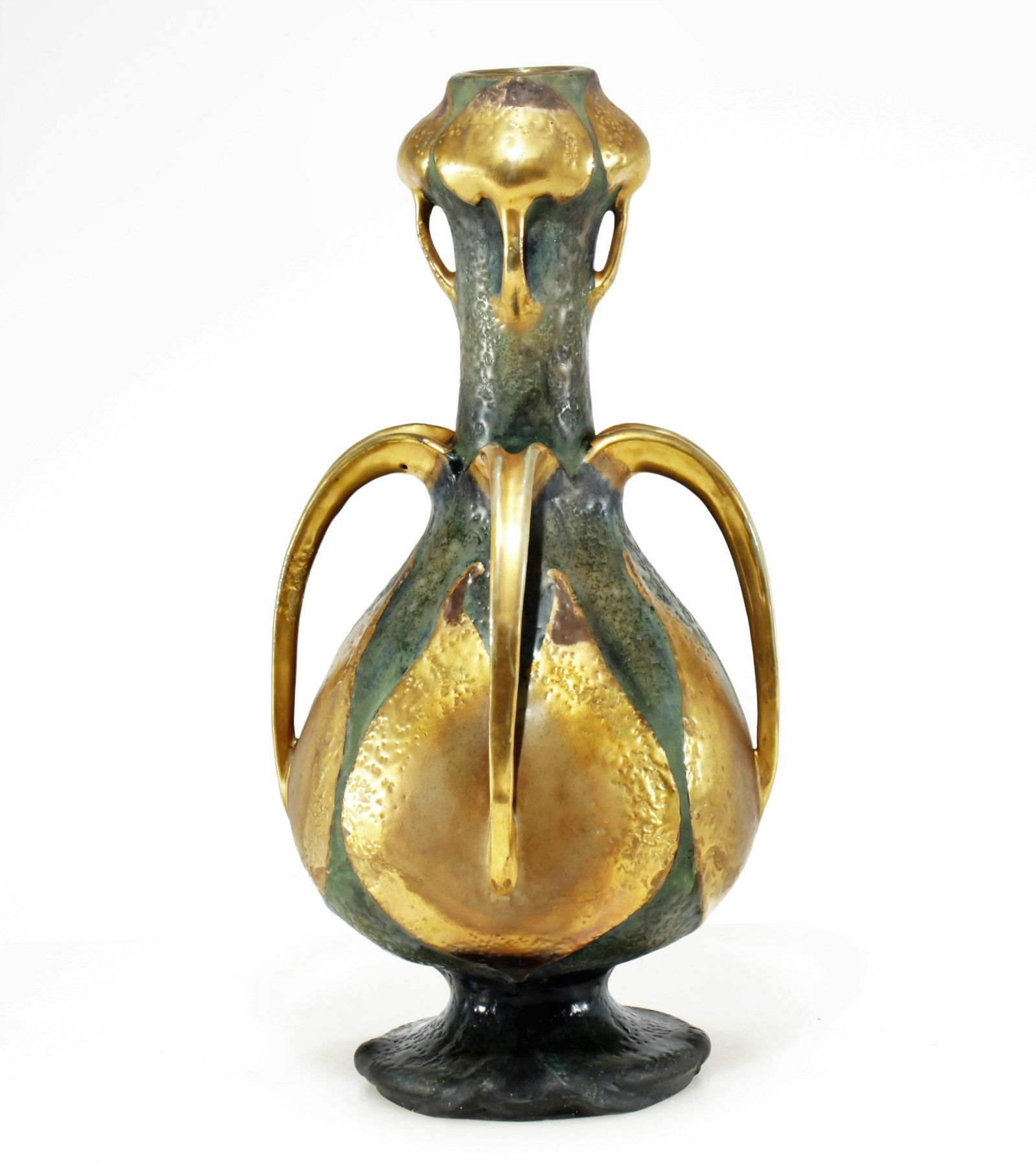 Amphora Pottery Lily Pad Vase (1 of 5)