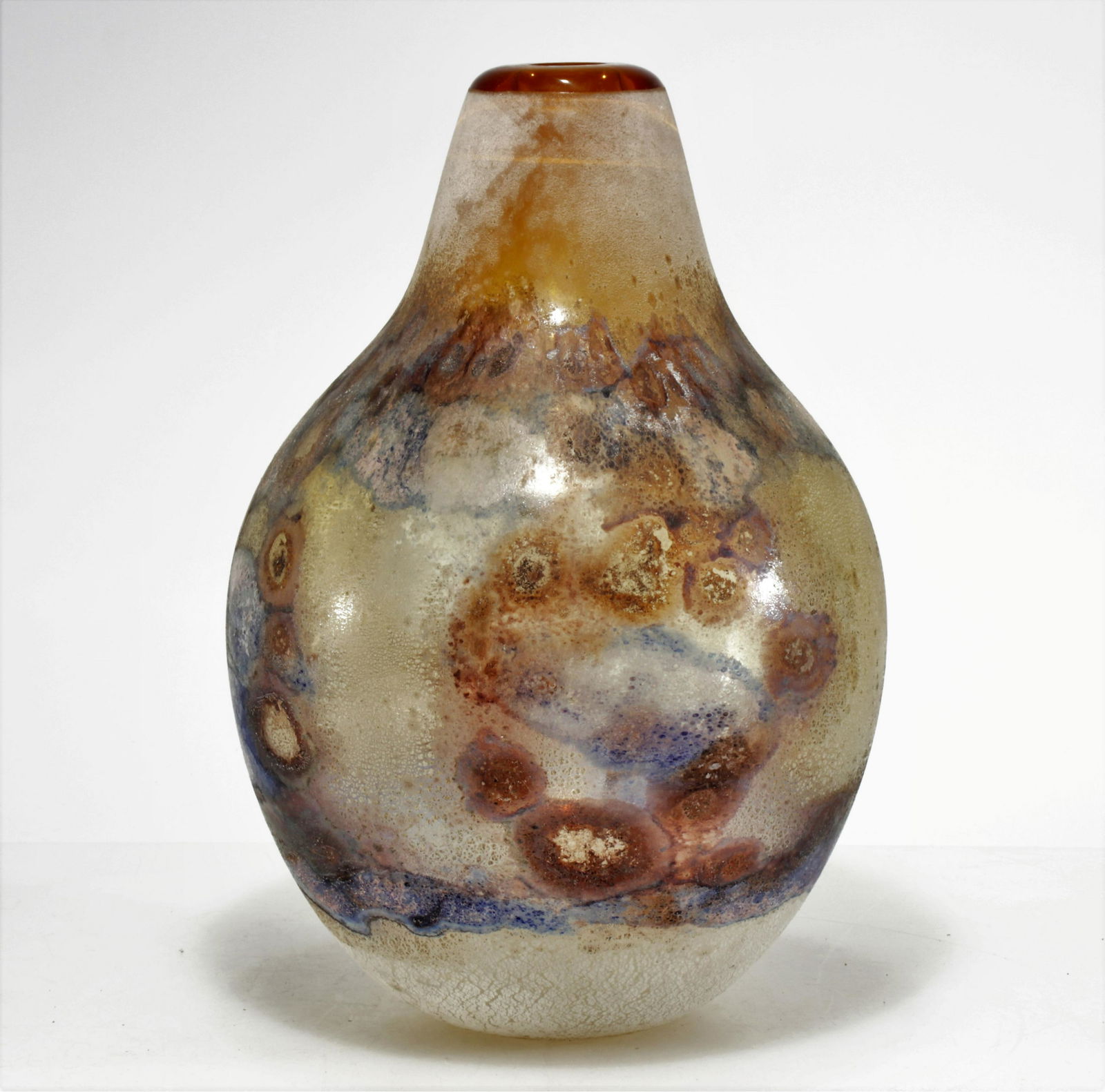 Alfredo Barbini Scavo Glass Vase, c.1970 (1 of 5)