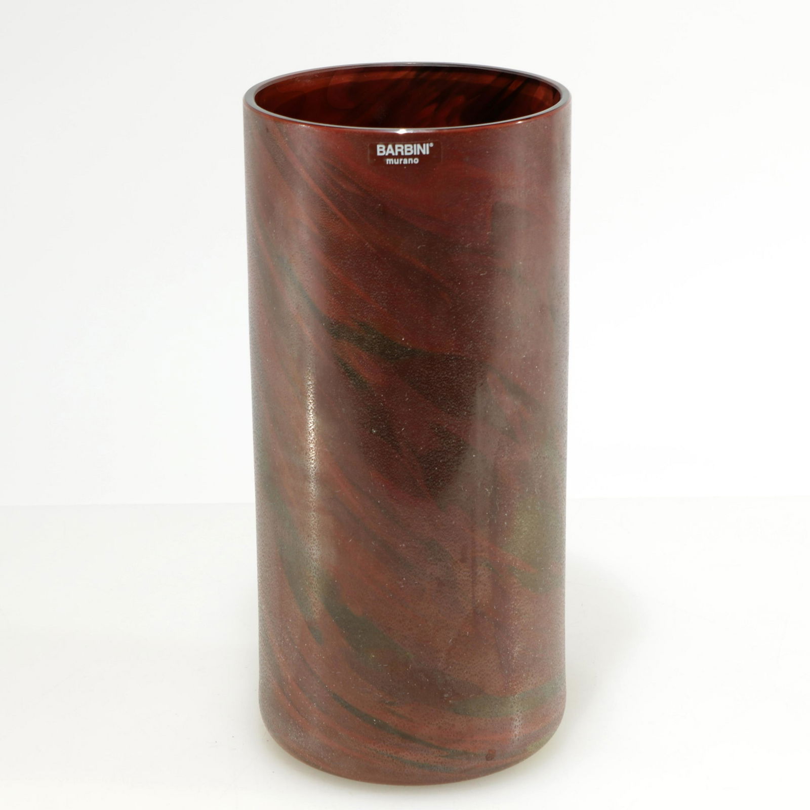 Alfredo Barbini Marbelized Scavo Glass Vase, 1970 (1 of 4)