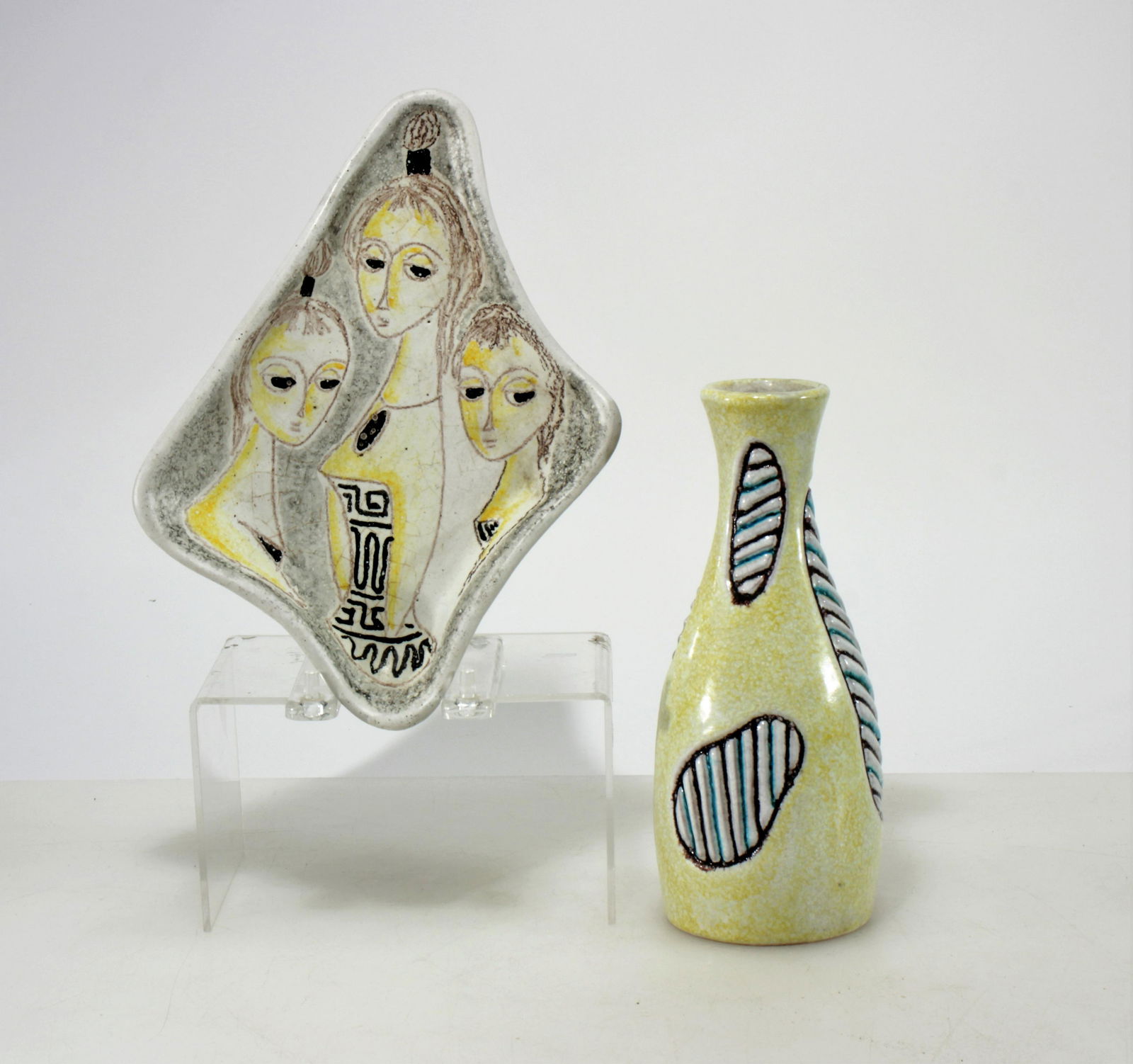 Marcello Fantoni - Ceramic Vase & Tray (1 of 4)