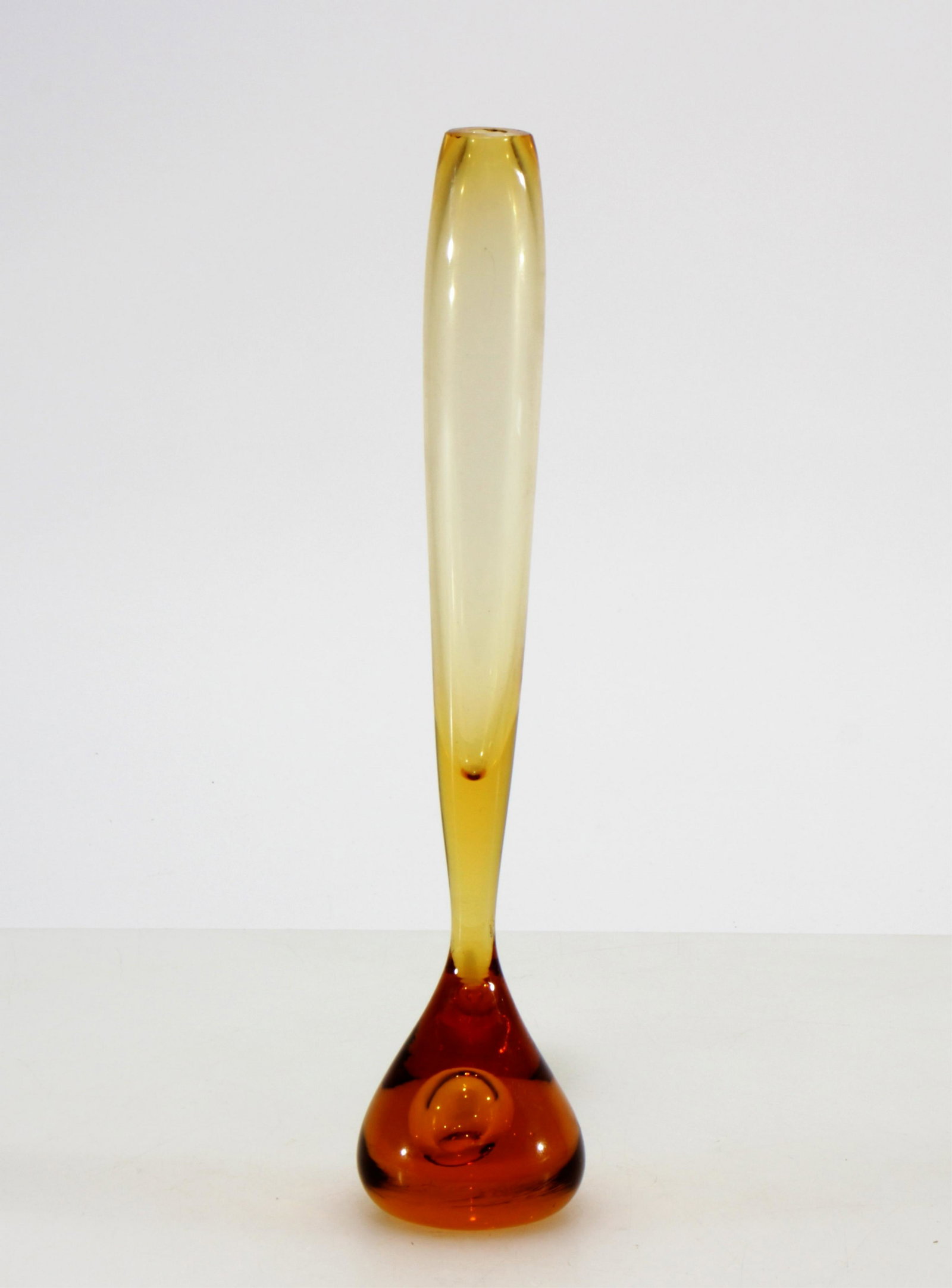 Attr. Antonio Da Ros Cendese Amber Glass Vase (1 of 3)