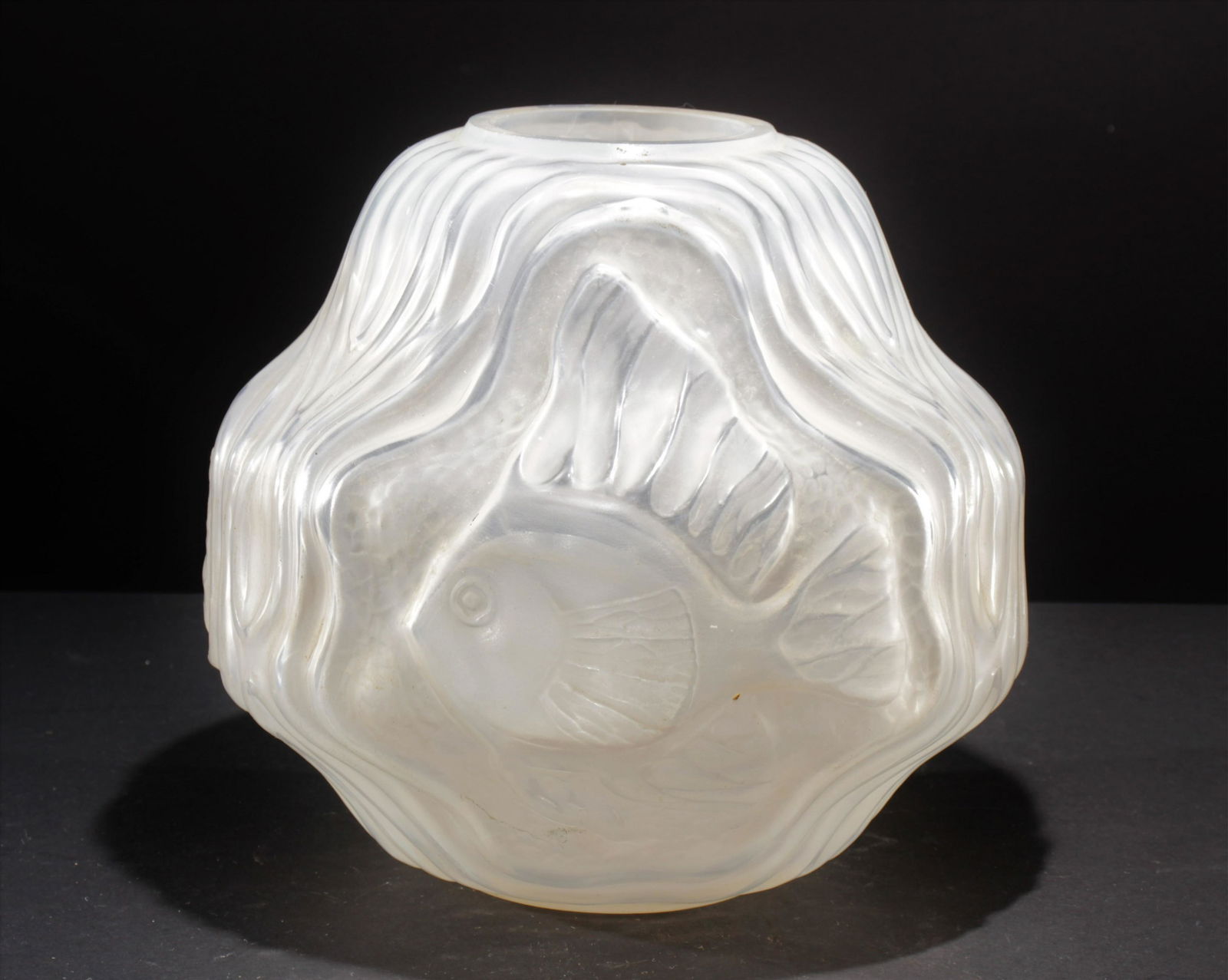Andre Hunebelle - Fish Glass Vase, c.1930 (1 of 4)