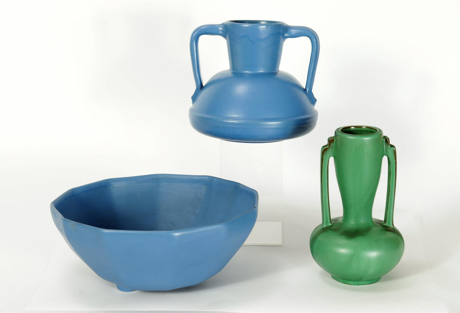Two Catalina Island Pottery Vases & Bowl (1 of 7)