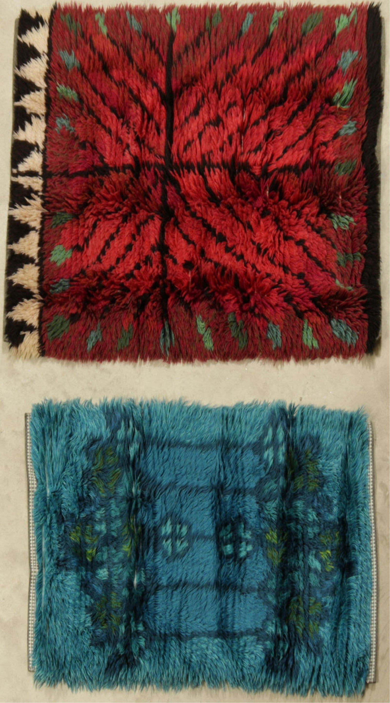 Two Birgitta Salenius for Rya Wool Shag Rugs (1 of 3)